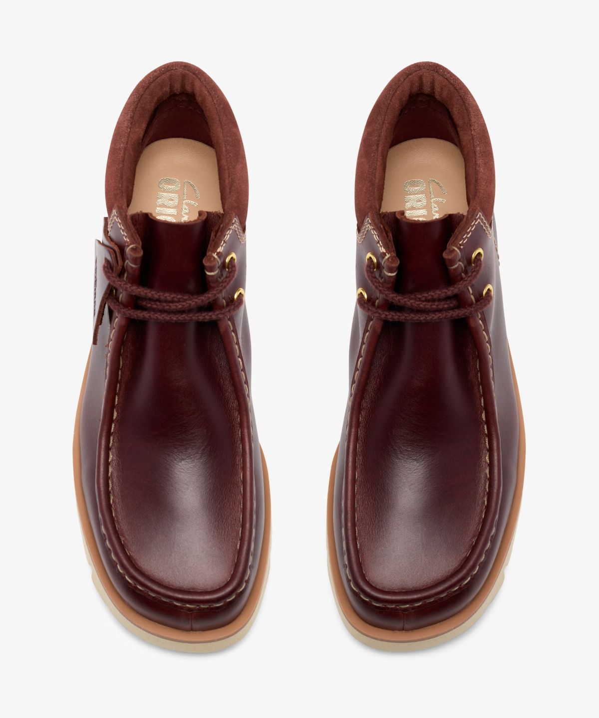 클락스 오리지널스(CLARKS ORIGINALS) (여성) 왈라 오르콘 - 마호가니 레더 / 26328465