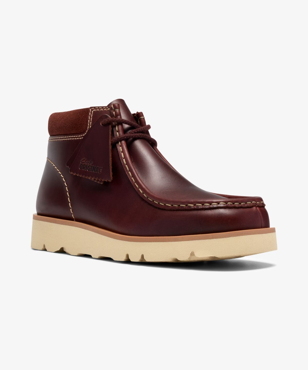 클락스 오리지널스(CLARKS ORIGINALS) (여성) 왈라 오르콘 - 마호가니 레더 / 26328465