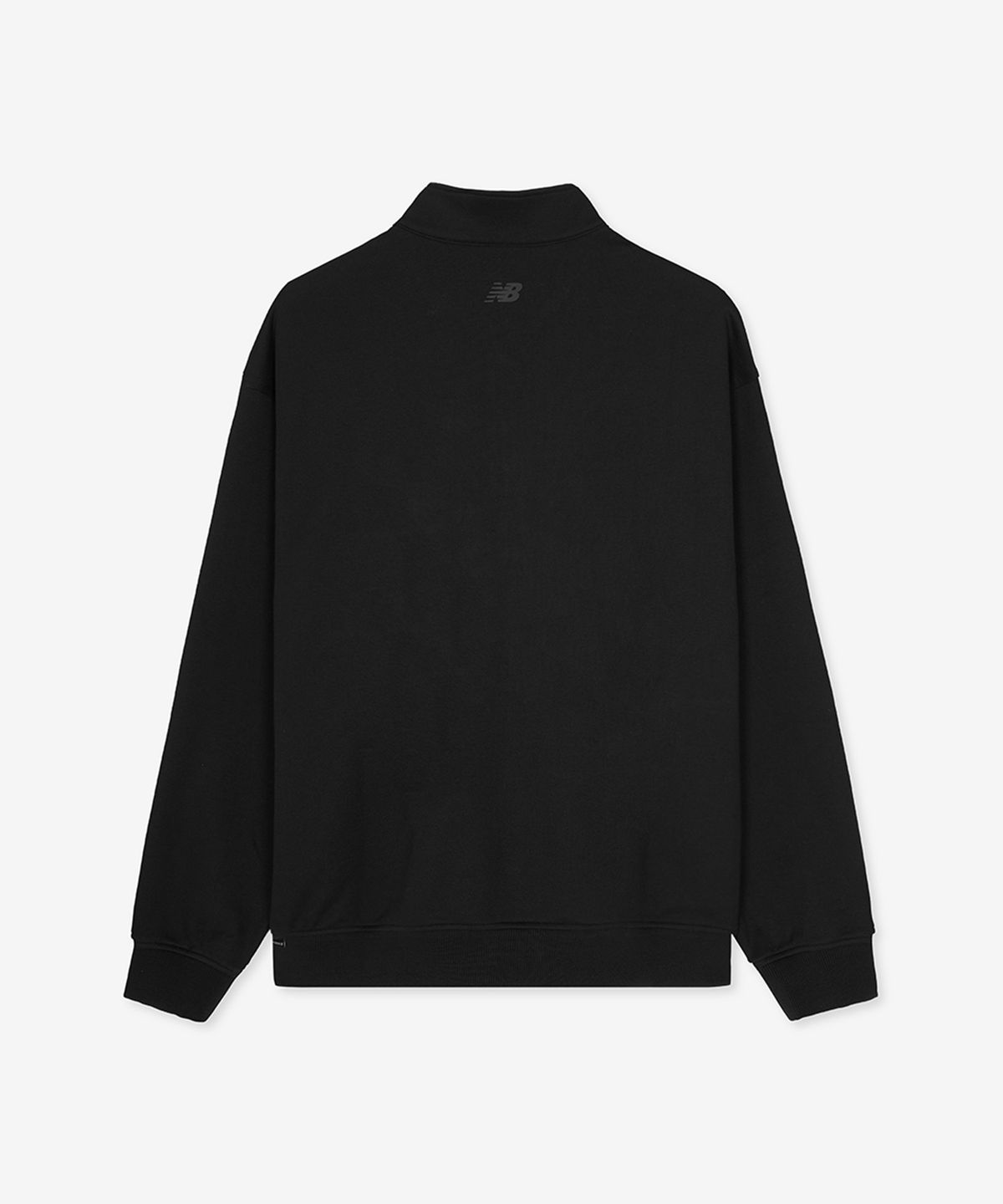 뉴발란스(NEW BALANCE) NBNCG41813 / UNI 에센셜 클래식 반집업 맨투맨 (BLACK)