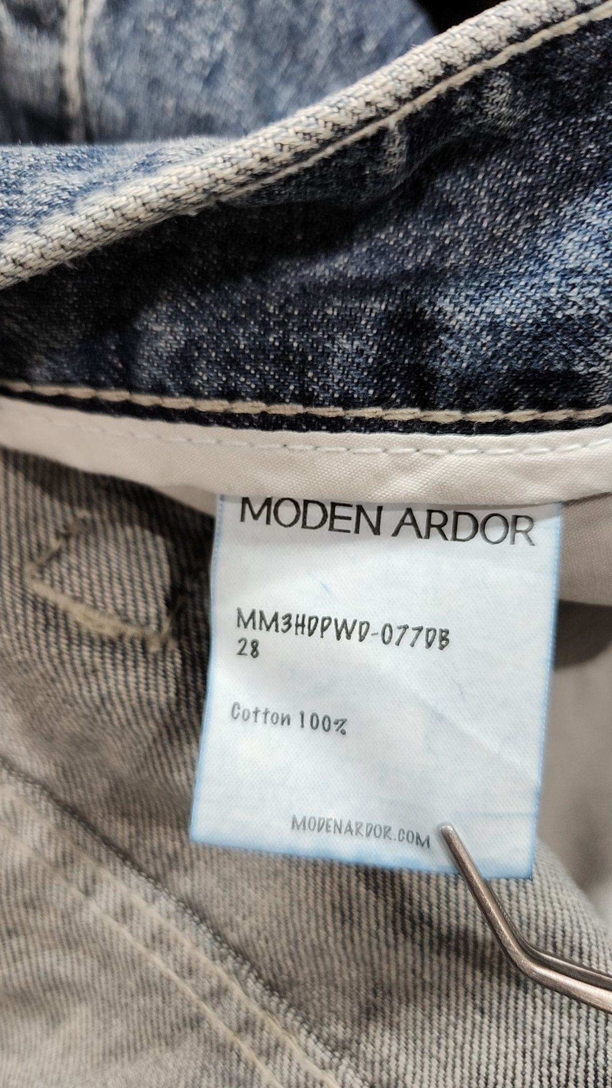 모덴아르더(MODEN ARDOR) 청/데님 팬츠 28