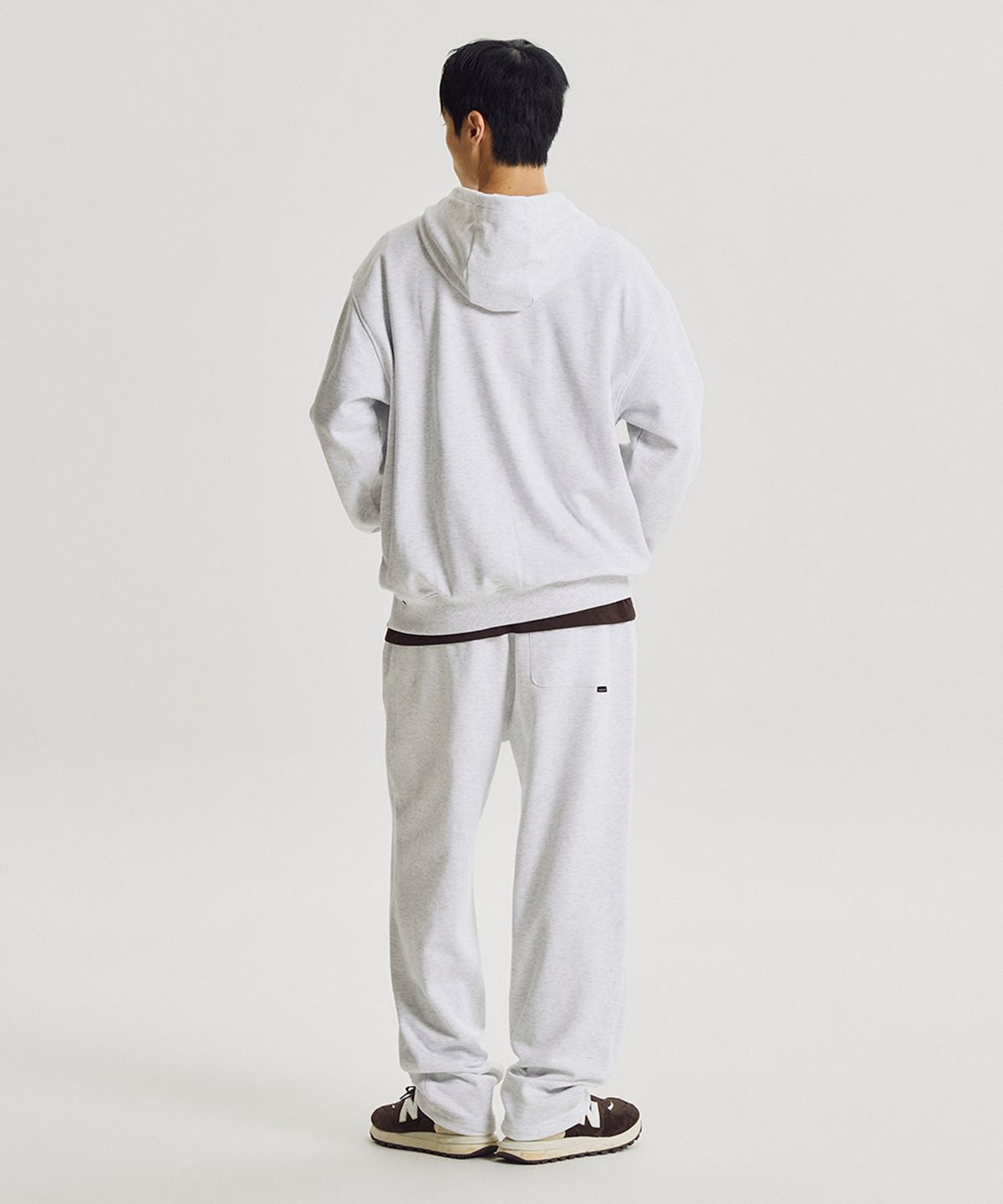 뉴발란스(NEW BALANCE) NBN0G41803 / UNI 에센셜 클래식 후드티 (A/GRAY)