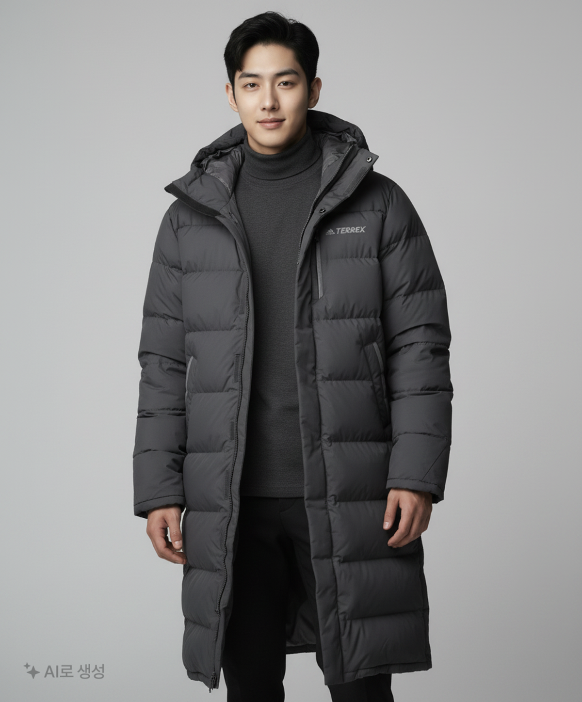 아디다스(ADIDAS) 롱 패딩/롱 헤비 아우터 L