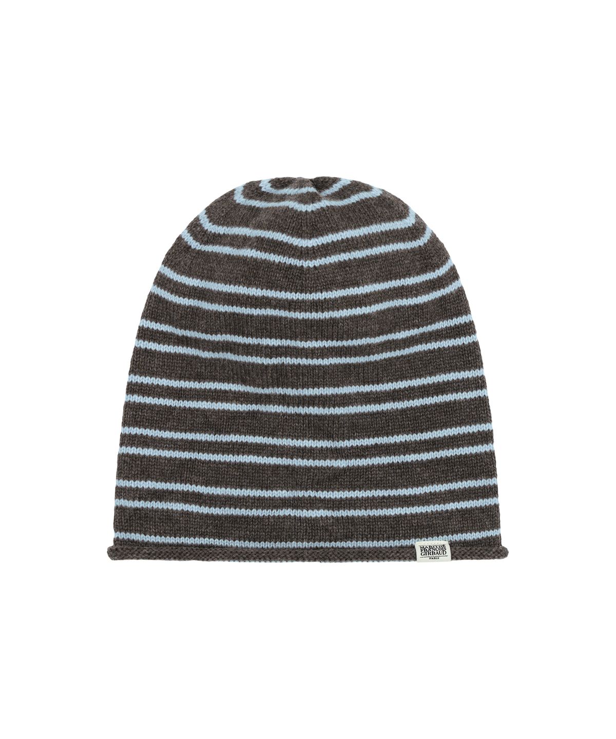 마리떼 프랑소와 저버(MARITHÉ + FRANҪOIS GIRBAUD) MICRO CLASSIC LOGO STRIPE BEANIE brown