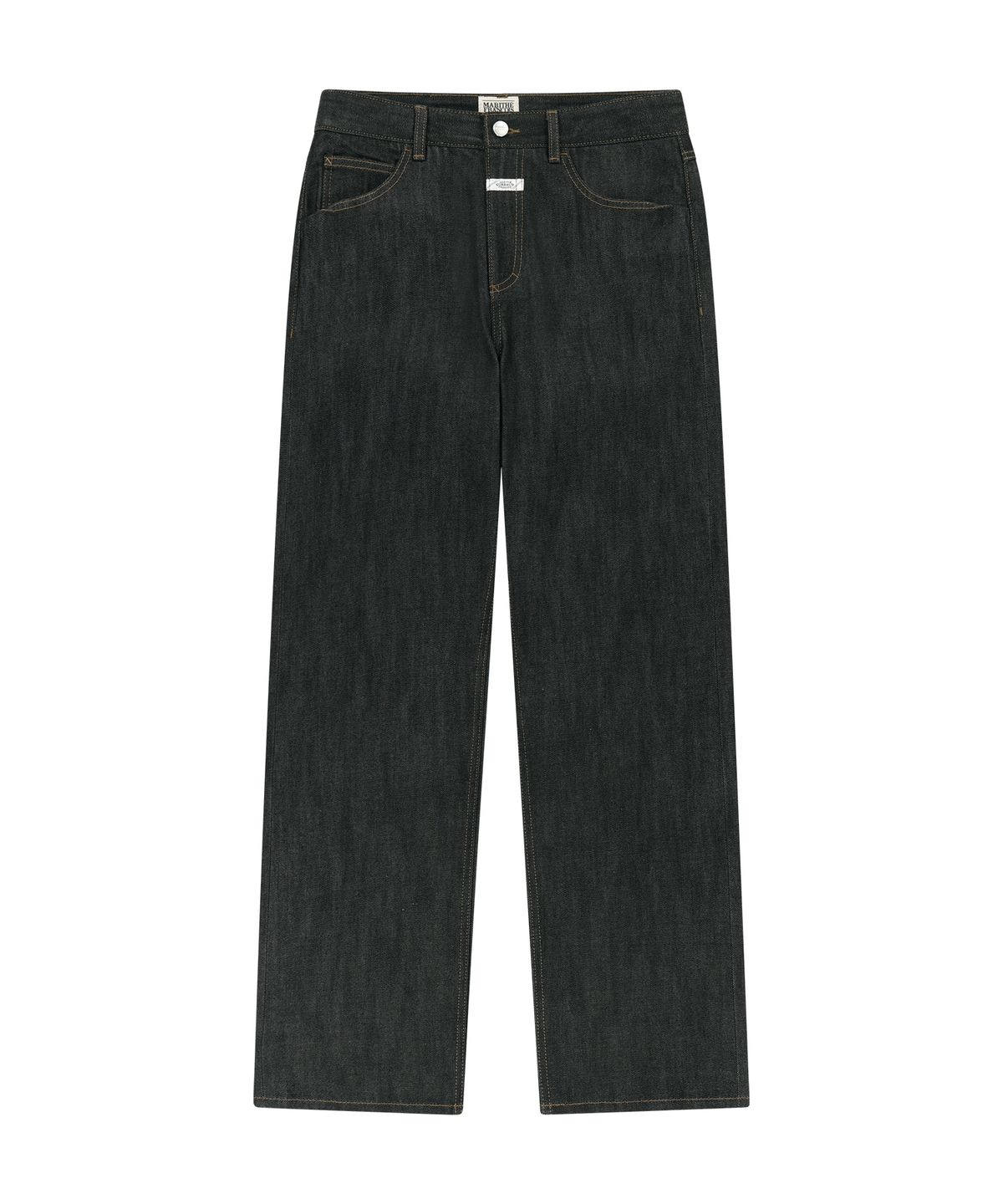 마리떼 프랑소와 저버(MARITHÉ + FRANҪOIS GIRBAUD) M STRAIGHT SELVEDGE DENIM PANTS black