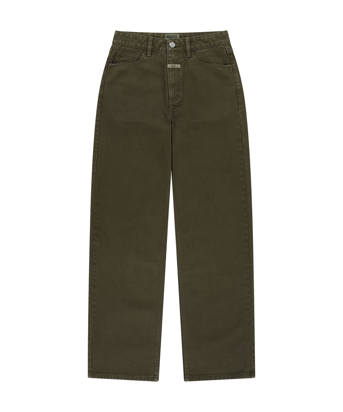 마리떼 프랑소와 저버(MARITHÉ + FRANҪOIS GIRBAUD) W STRAIGHT DENIM PANTS olive