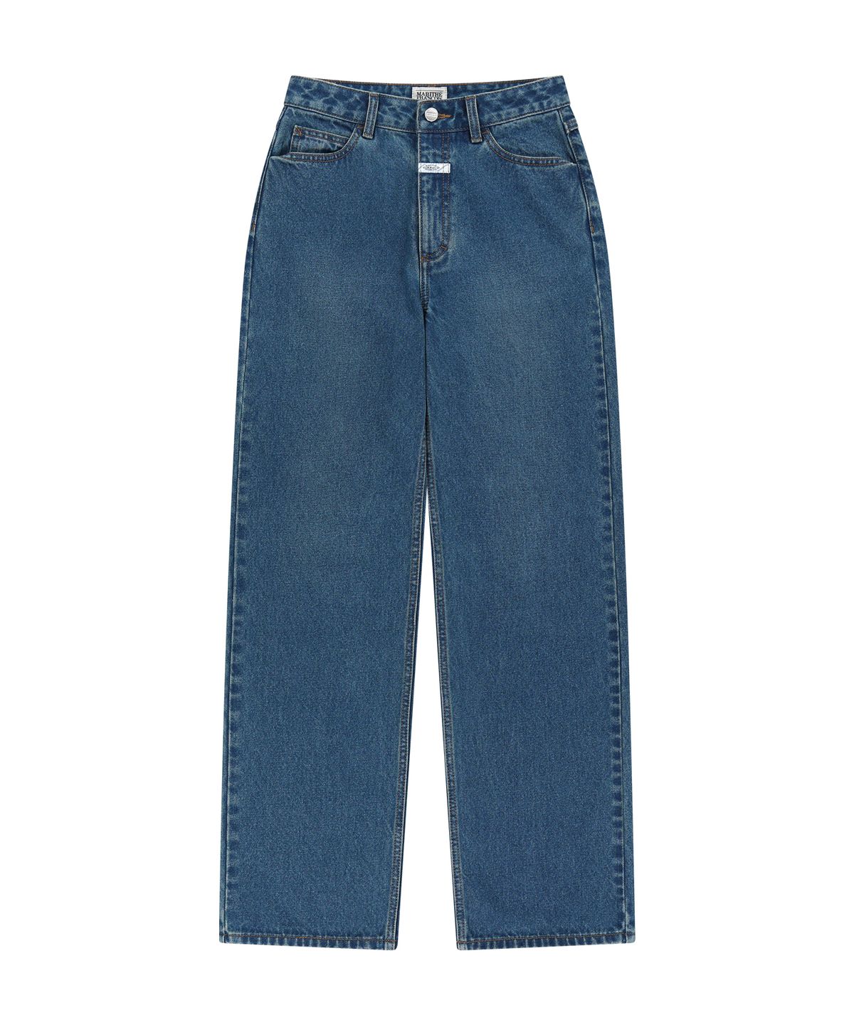 마리떼 프랑소와 저버(MARITHÉ + FRANҪOIS GIRBAUD) W STRAIGHT DENIM PANTS blue