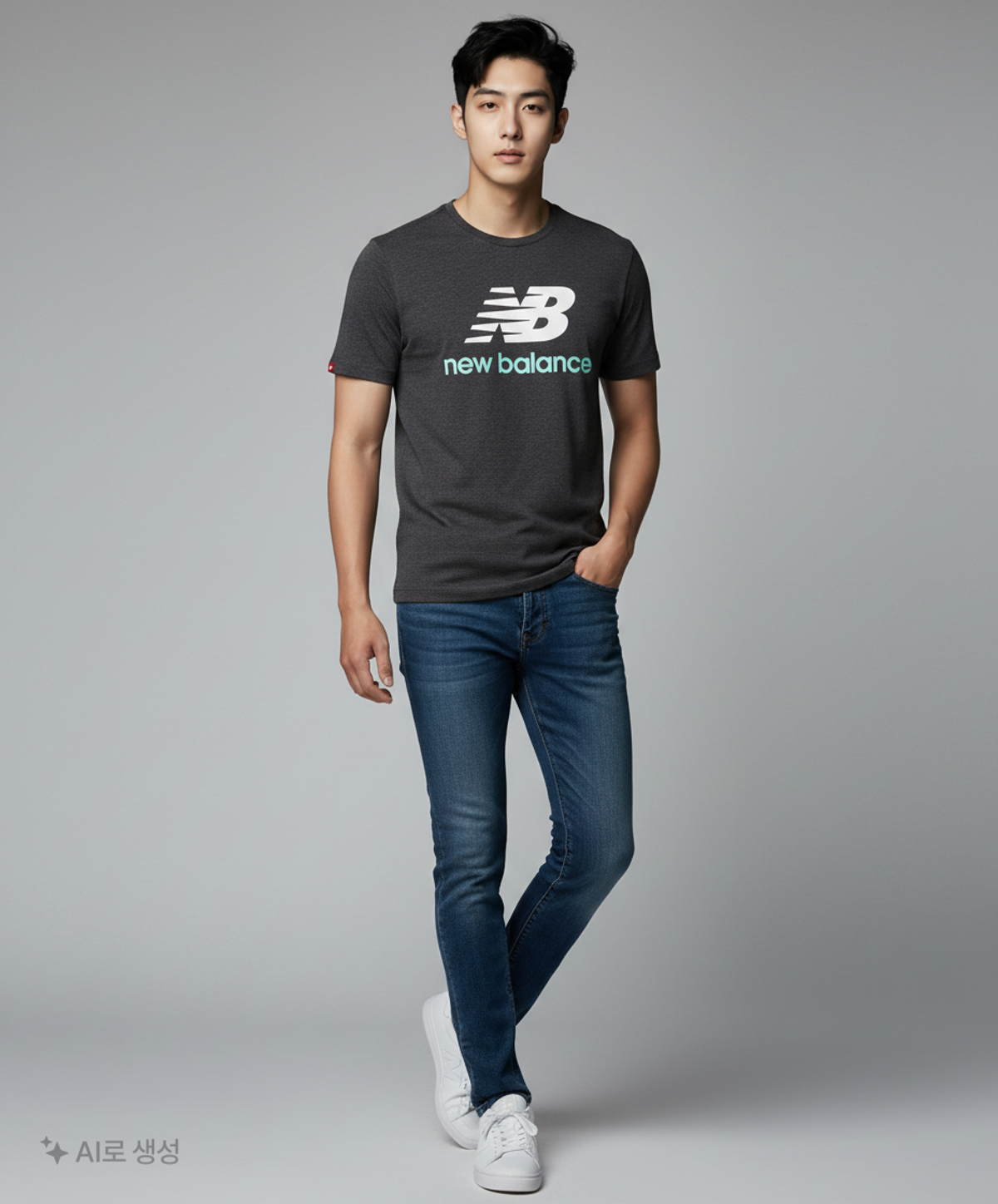 뉴발란스(NEW BALANCE) 반소매 티셔츠 100