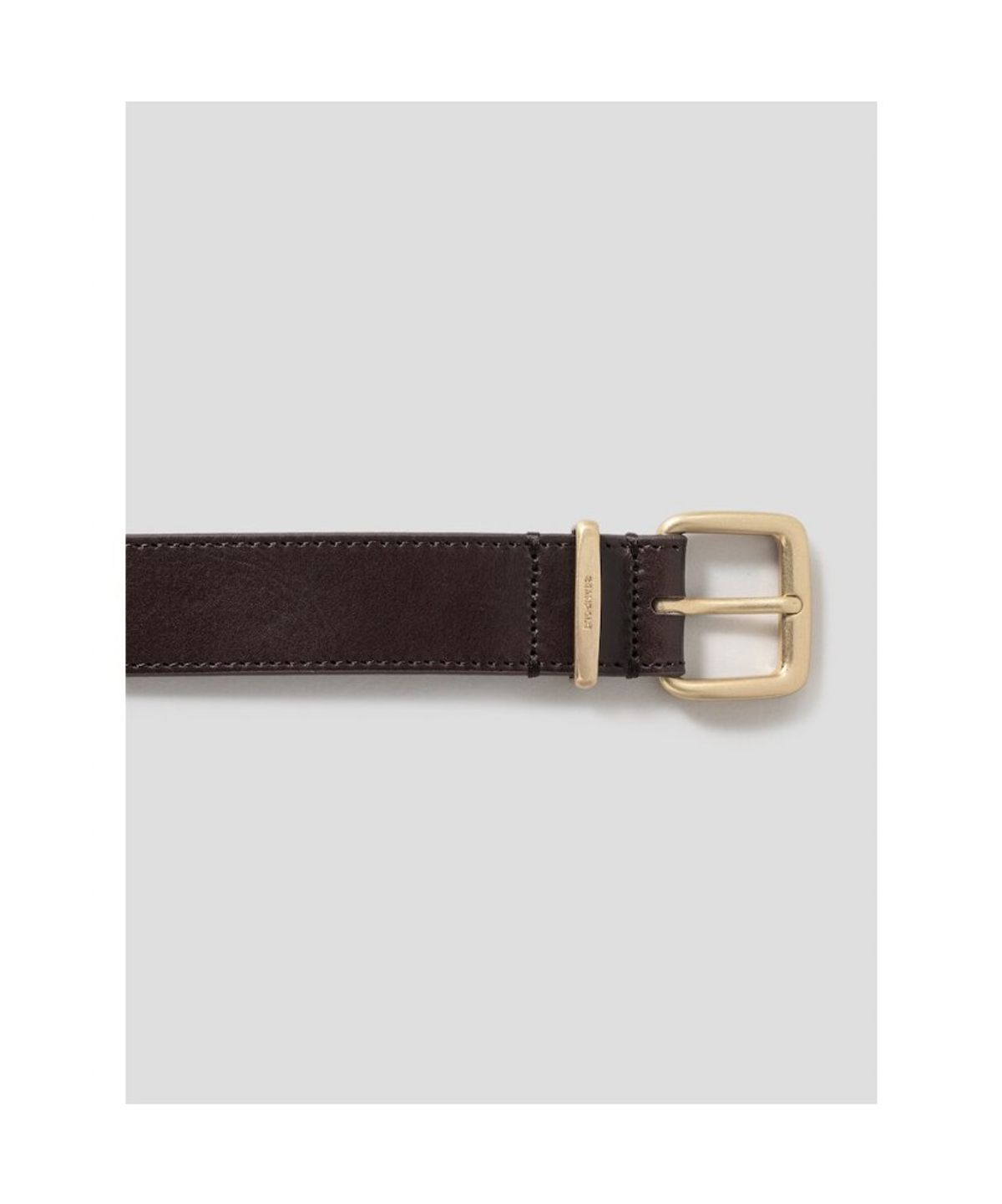 빈폴 액세서리(BEANPOLE ACCESSORY) 여성 커브드 캐주얼 버클 벨트 - 브라운