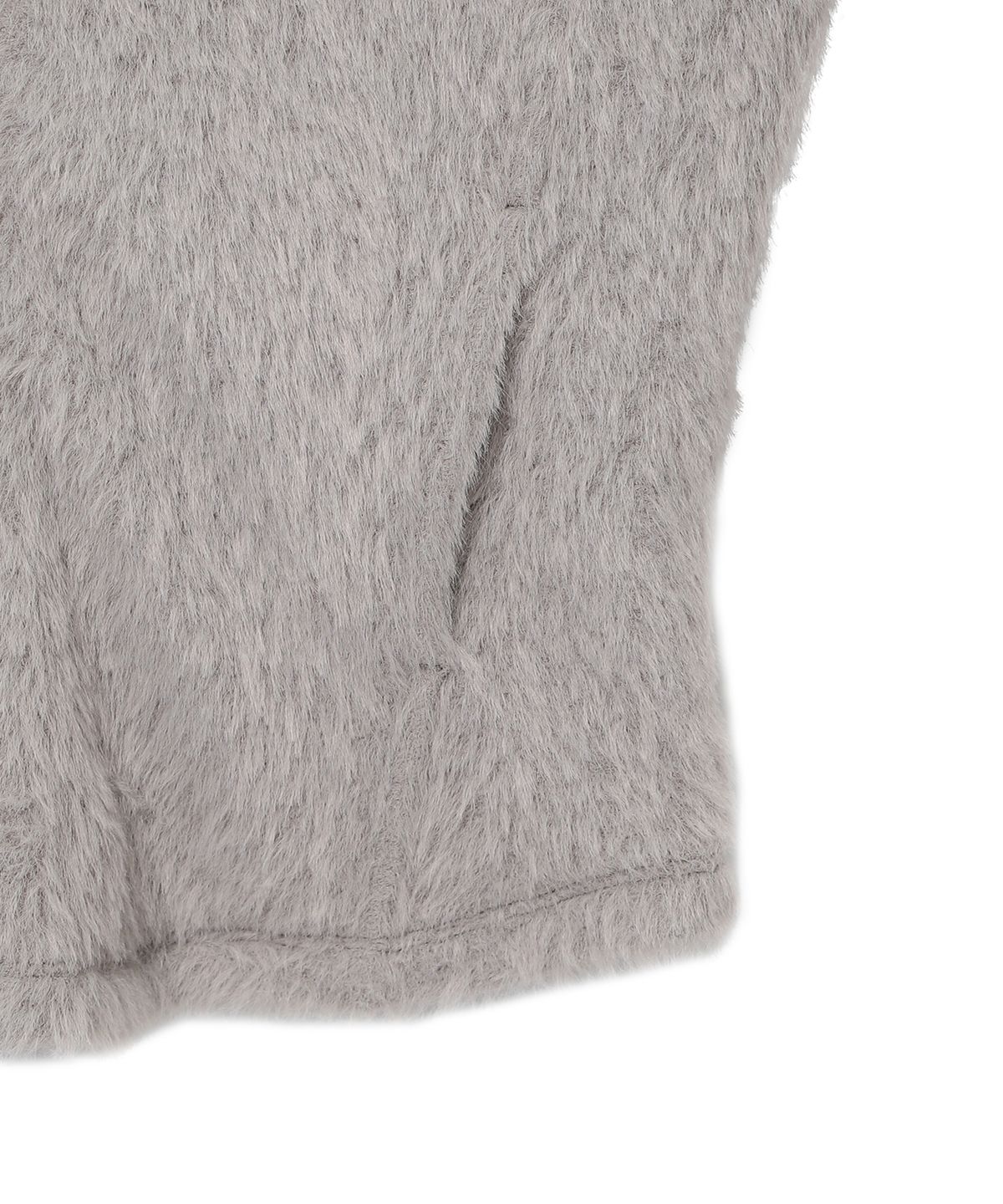 슈퍼드라이(SUPERDRY) 우먼스 퍼 텍스처드 집업 그레이 SDFJWFQ11GRY