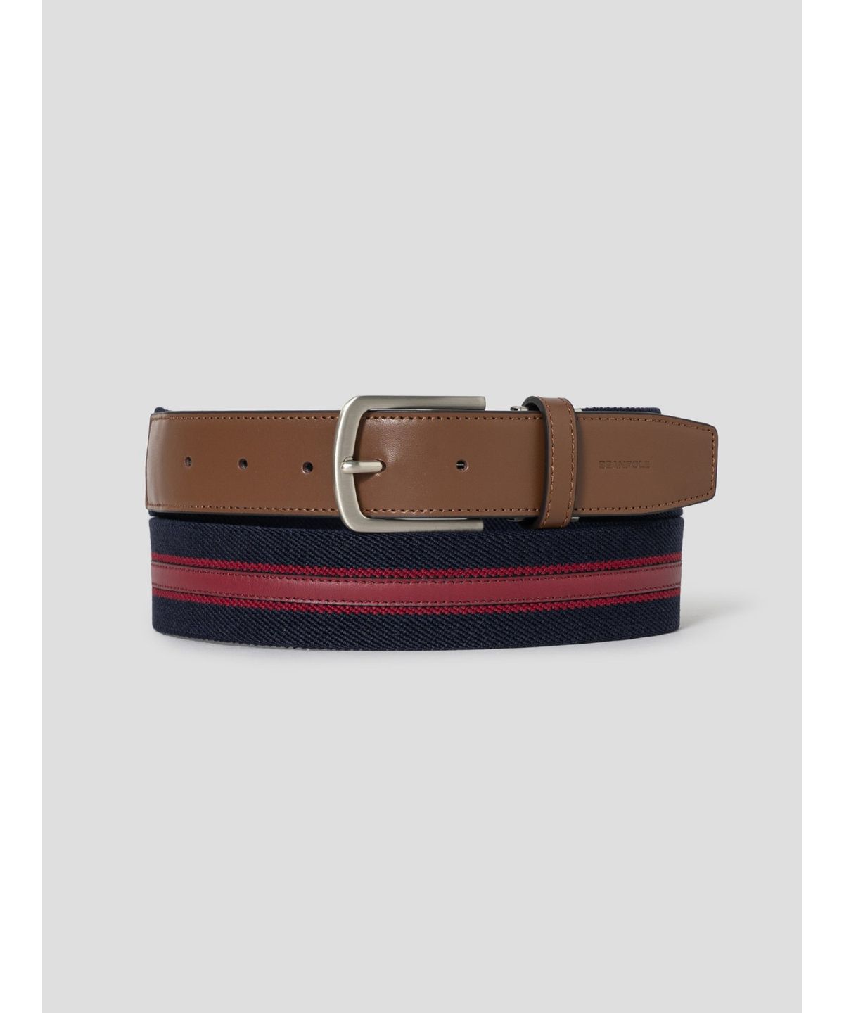 빈폴 액세서리(BEANPOLE ACCESSORY) 남성 벨트(캐주얼 버클) - 네이비
