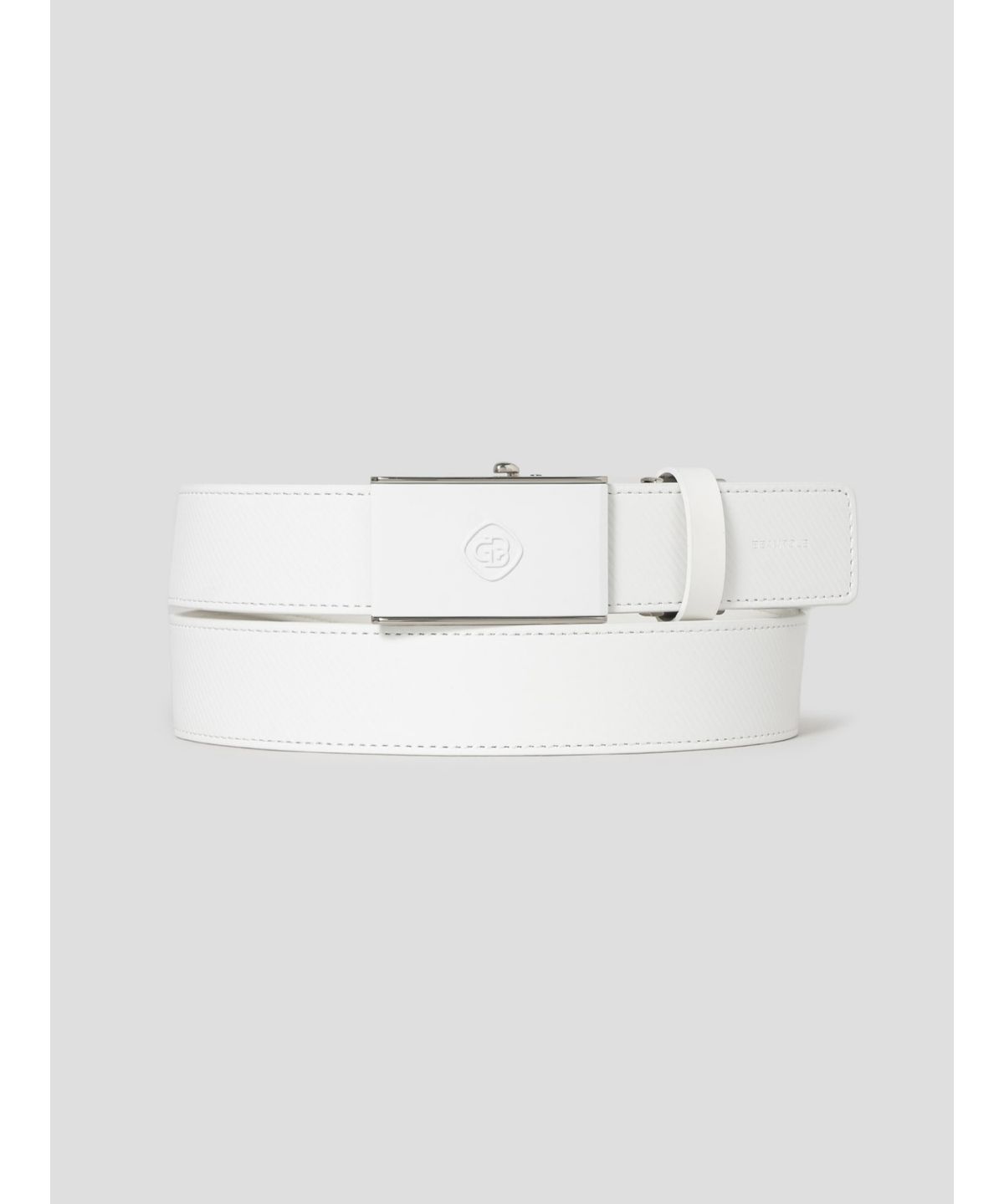 빈폴 액세서리(BEANPOLE ACCESSORY) 남성 벨트(자동 버클) - 화이트