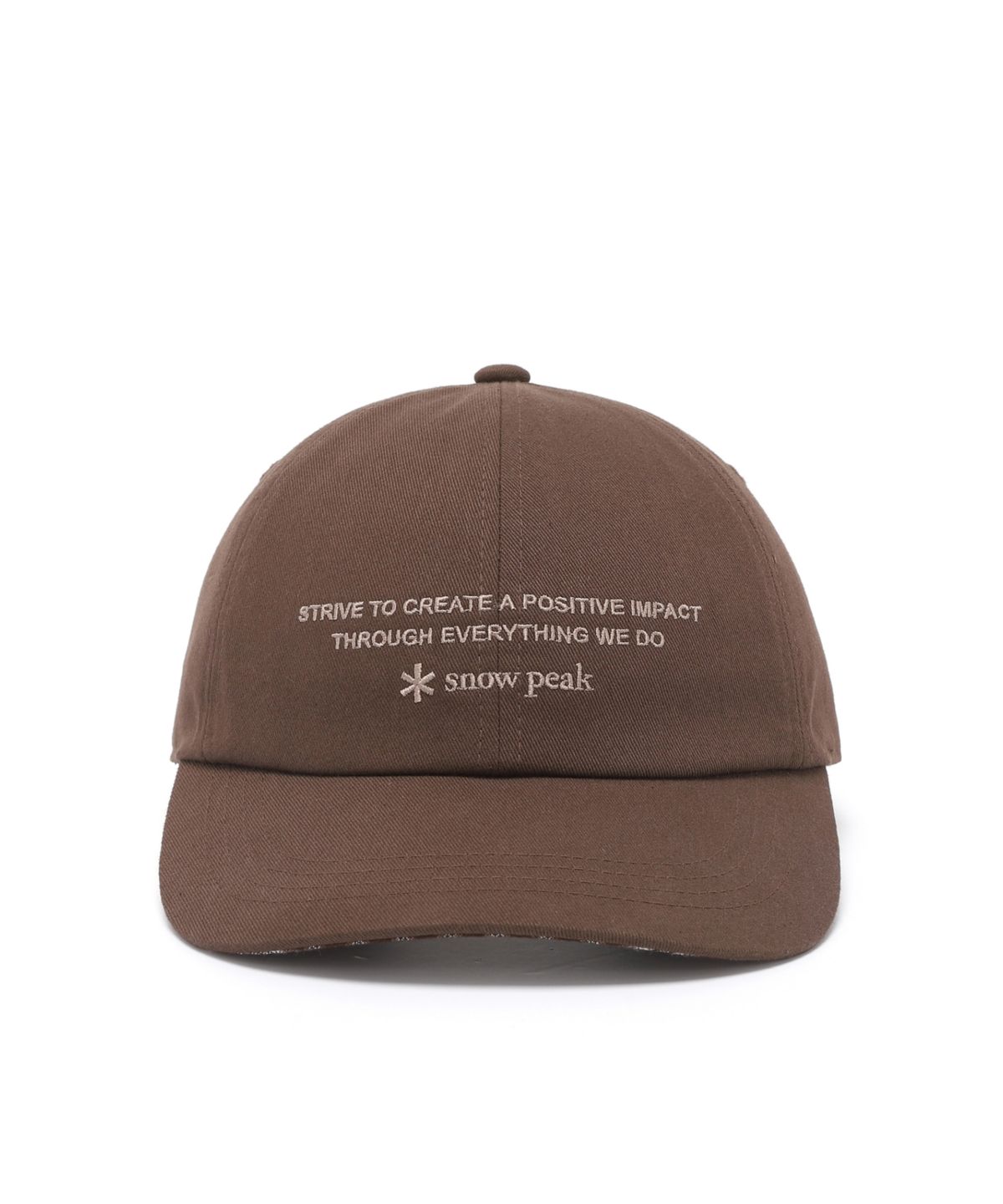 스노우피크 어패럴(SNOWPEAK APPAREL) 체크포인트 클랜드 볼캡 (S26FUFBC31) Brown