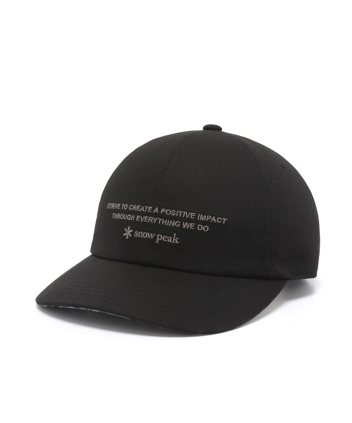 스노우피크 어패럴(SNOWPEAK APPAREL) 체크포인트 클랜드 볼캡 (S26FUFBC31) Black