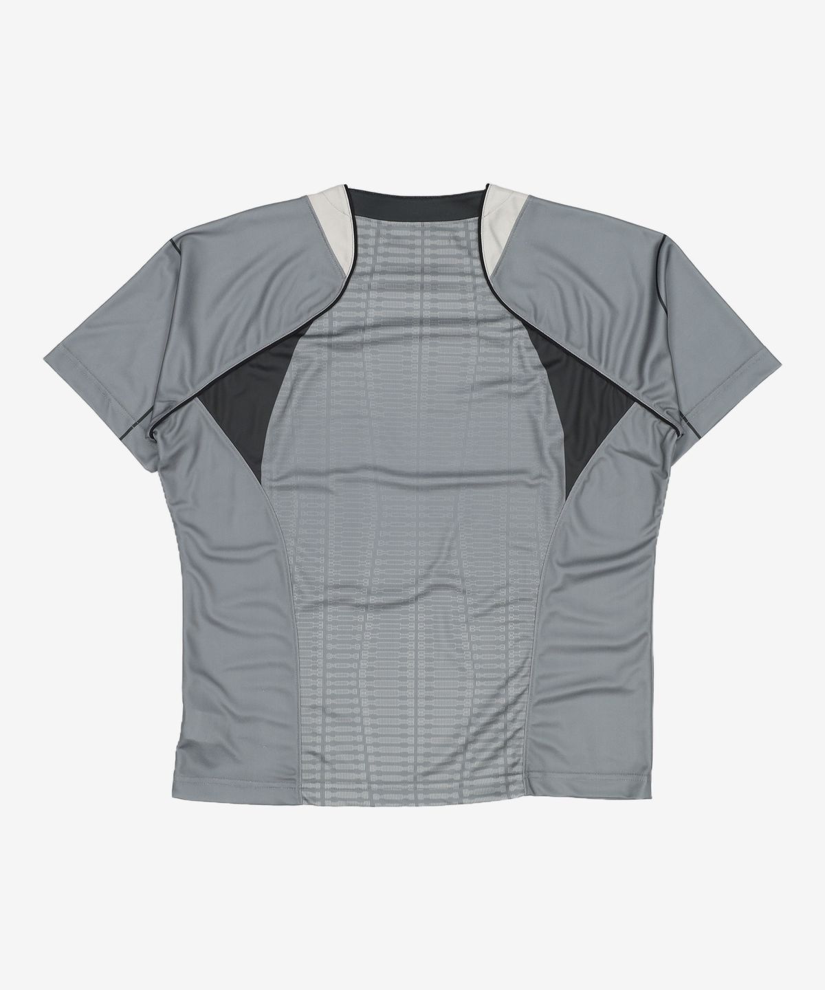 웰빙익스프레스(WELLBEING EXPRESS) Oversized Mesh Jersey Top Grey OS