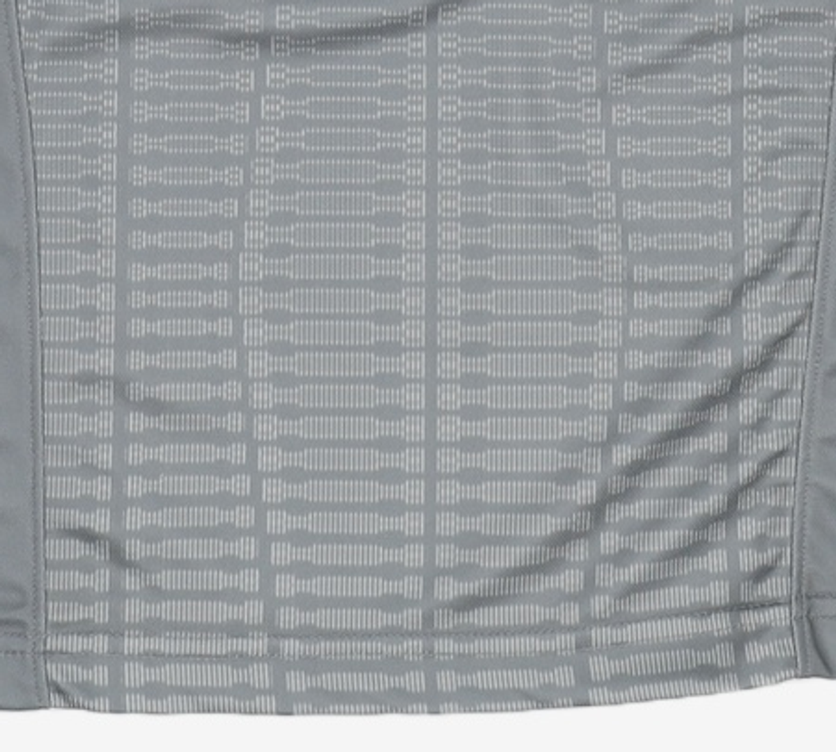 웰빙익스프레스(WELLBEING EXPRESS) Oversized Mesh Jersey Top Grey OS