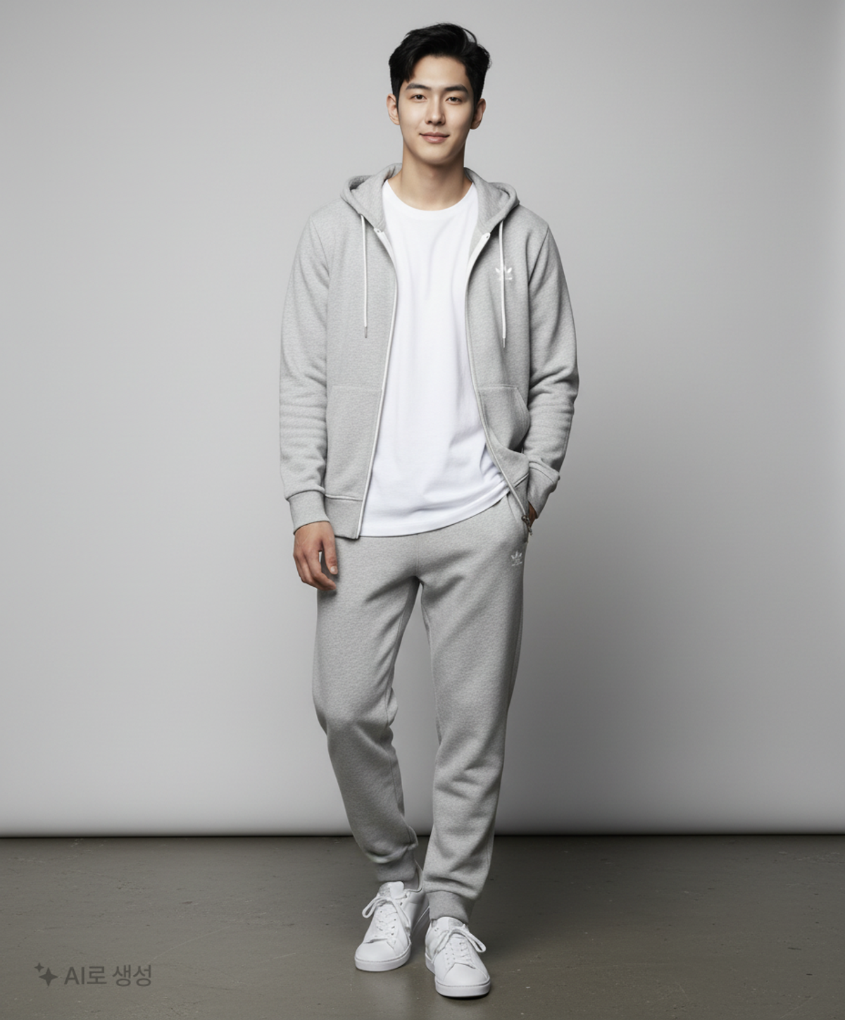 아디다스(ADIDAS) 트레포일 팬츠 - 그레이 / DV1540 XL