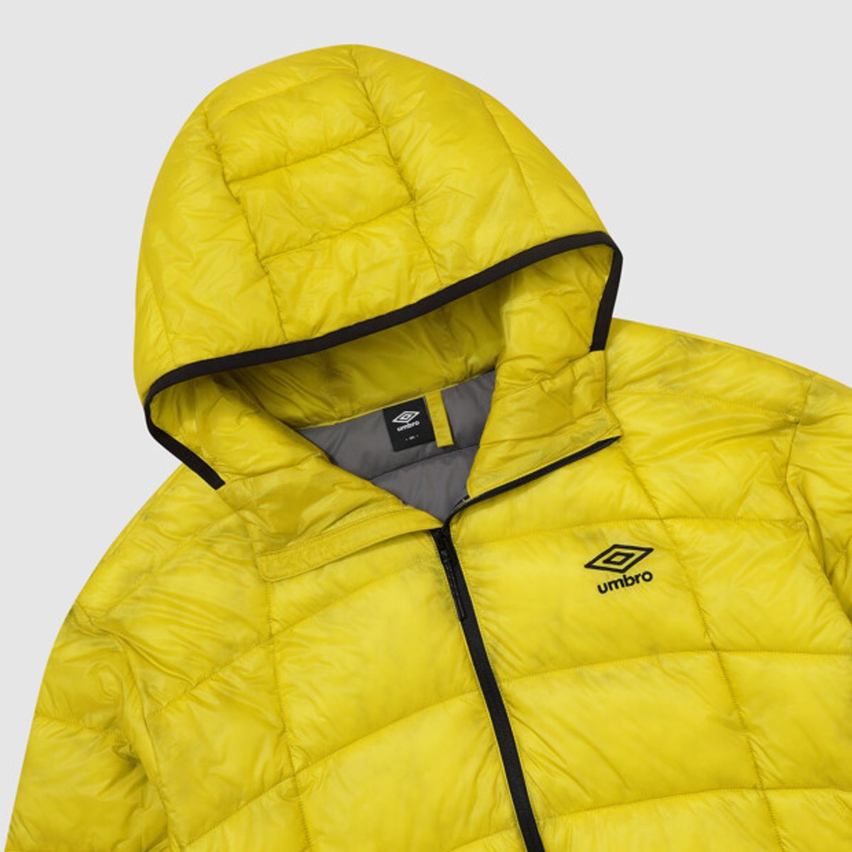 엄브로(UMBRO) 엑스레이 후드 경량 패딩 자켓 옐로우 UR421CPJO1