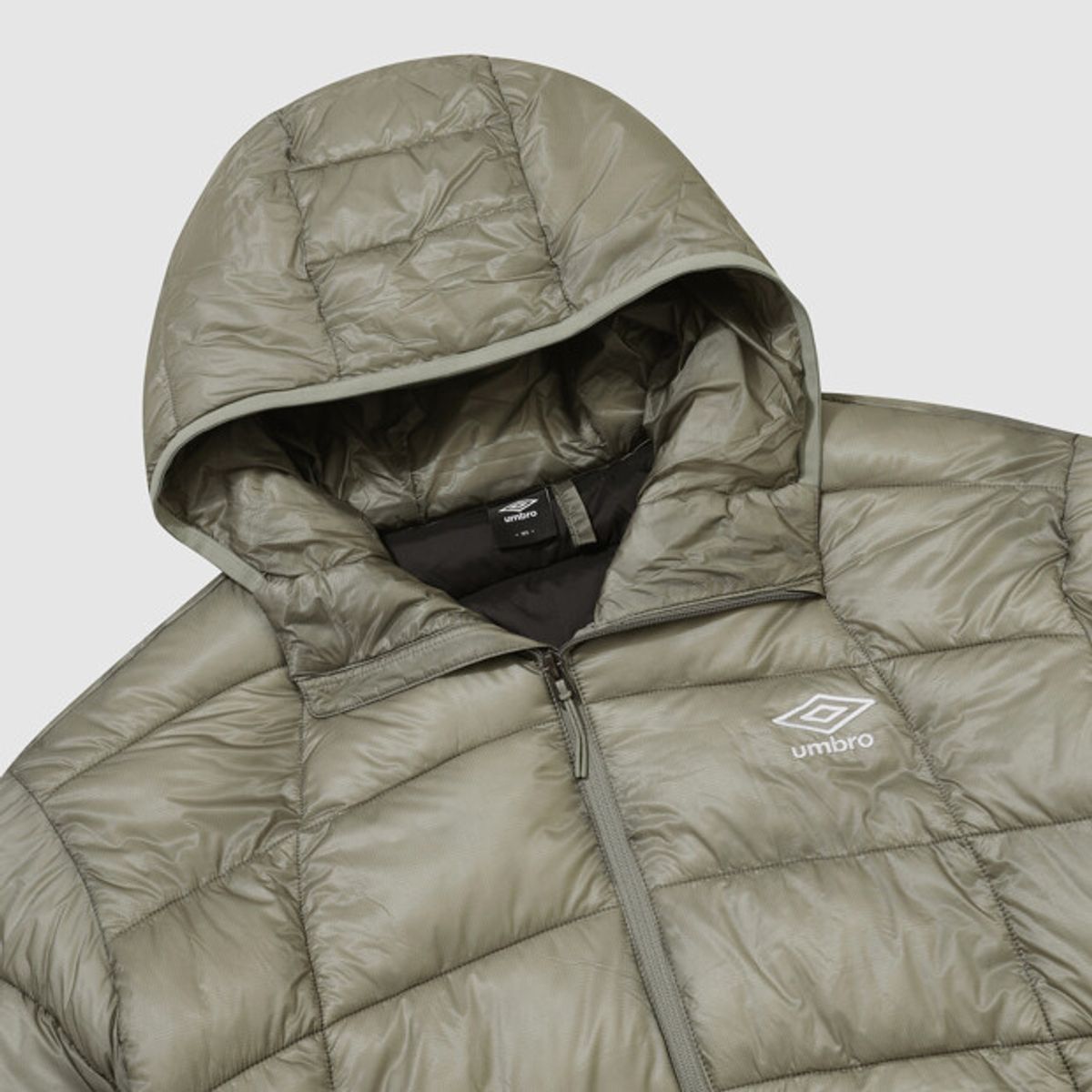 엄브로(UMBRO) 엑스레이 후드 경량 패딩 자켓 카키 UR421CPJO1