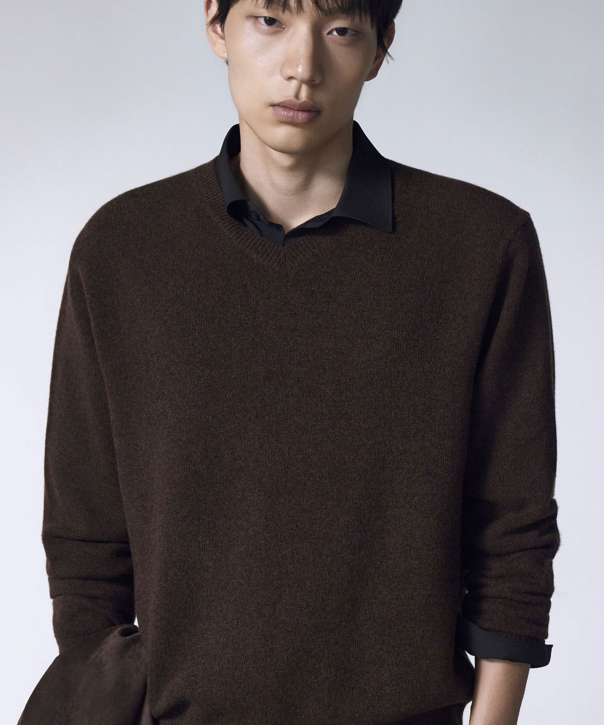 더니트컴퍼니(THEKNITCOMPANY) 울 캐시미어 브이넥 스웨터 7color