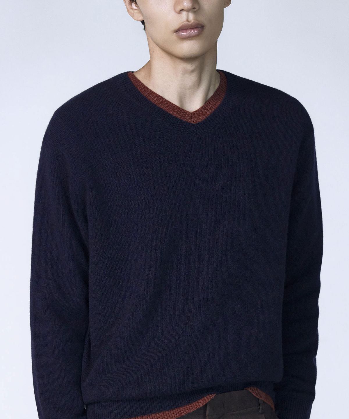 더니트컴퍼니(THEKNITCOMPANY) 울 캐시미어 브이넥 스웨터 7color