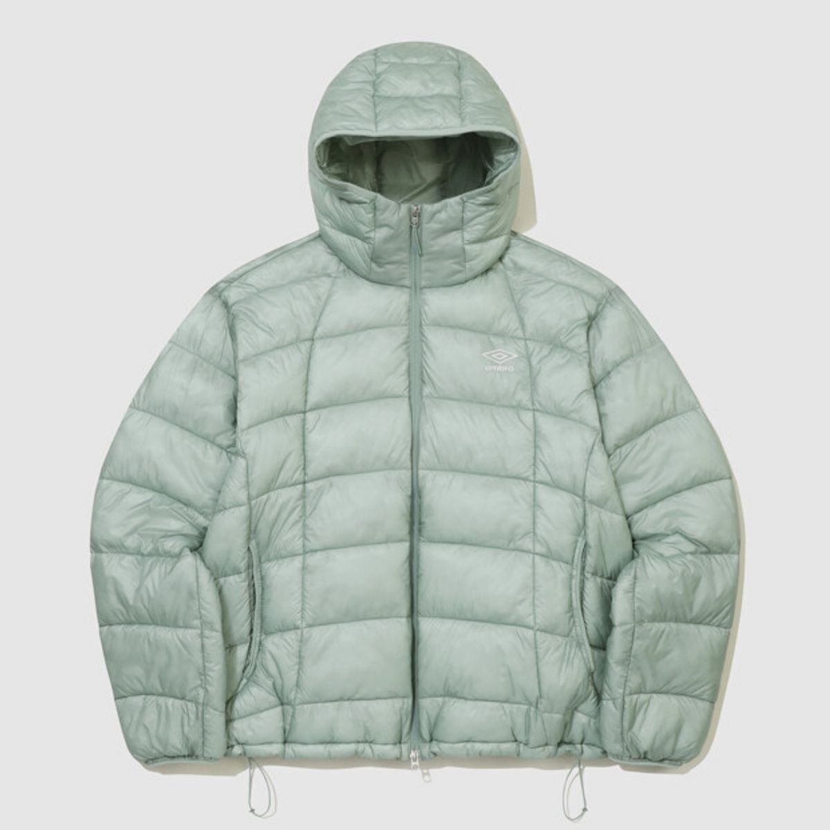 엄브로(UMBRO) 엑스레이 후드 경량 패딩 자켓 민트 UR421CPJO1