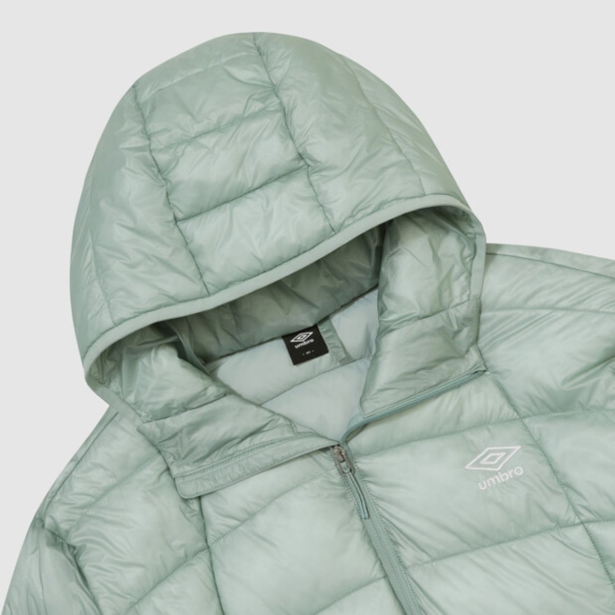 엄브로(UMBRO) 엑스레이 후드 경량 패딩 자켓 민트 UR421CPJO1