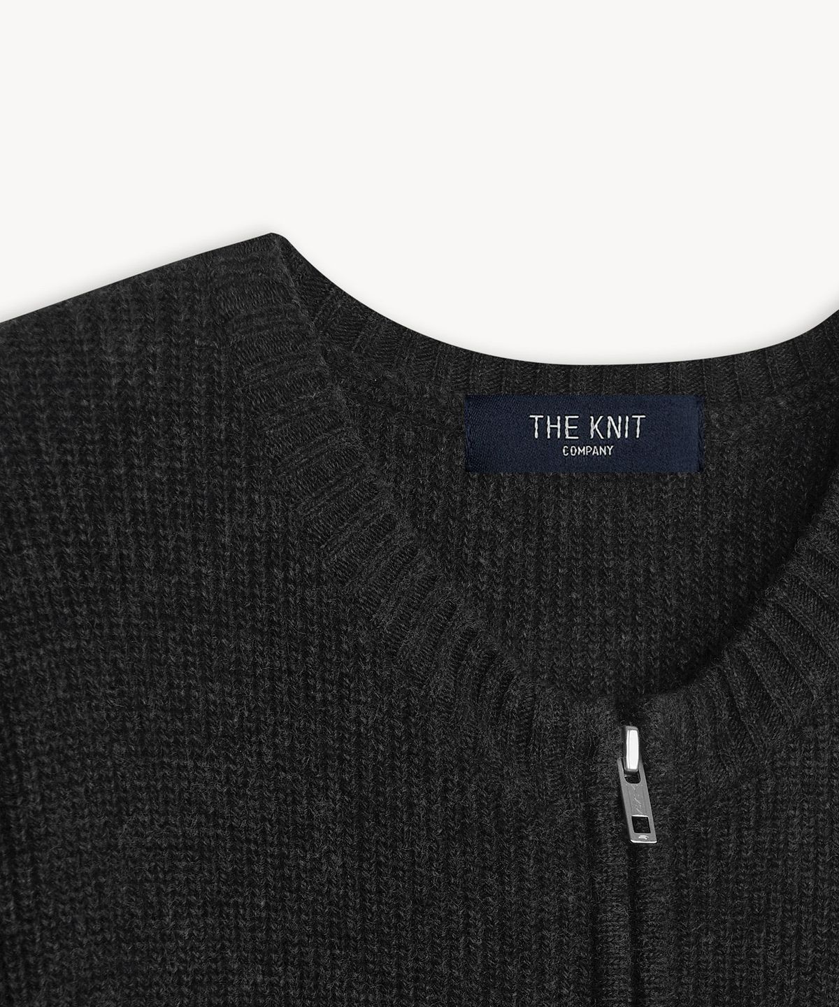 더니트컴퍼니(THEKNITCOMPANY) 폭스 블렌디드 집업 가디건 3color