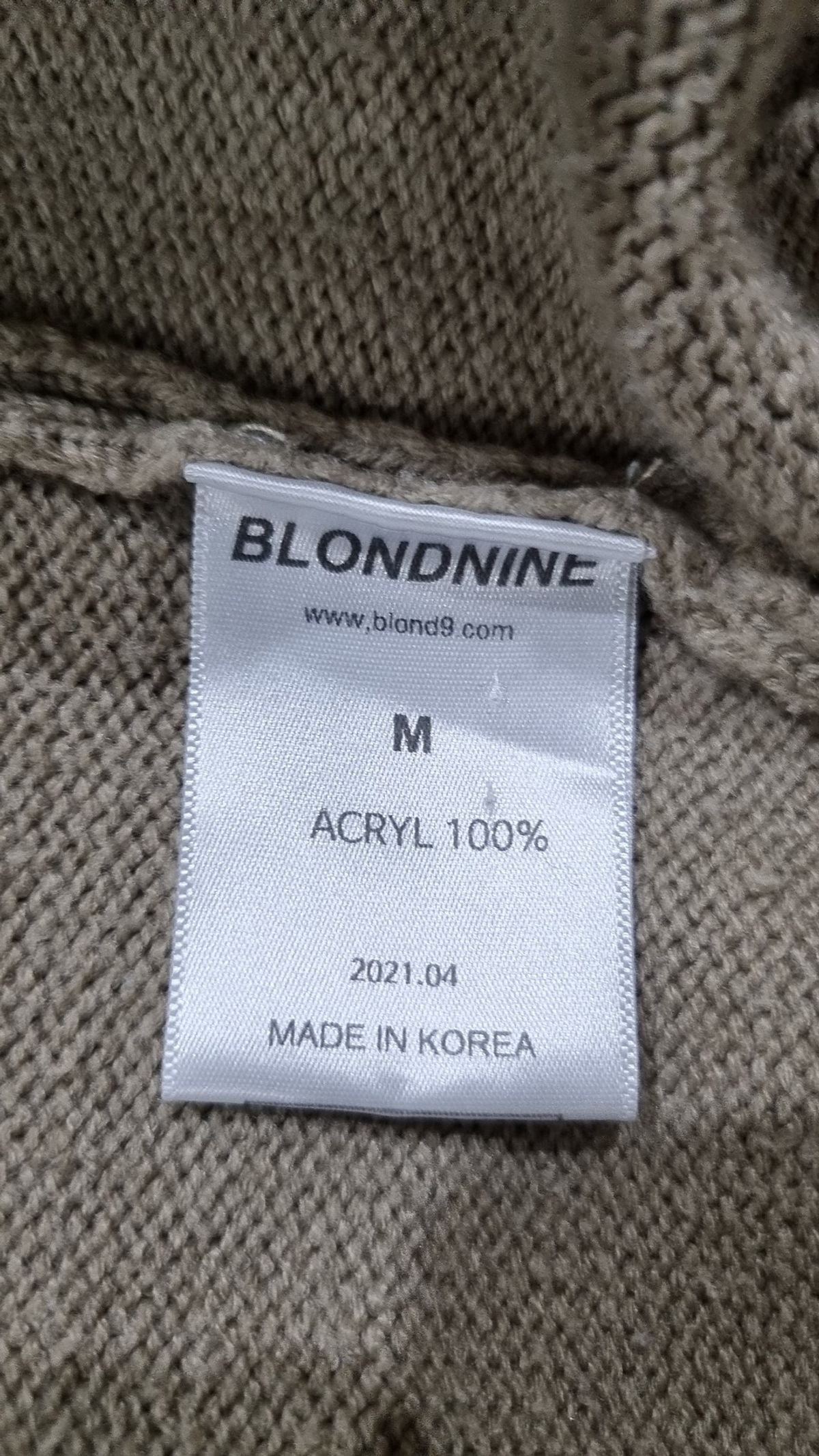 블론드나인(BLOND9) 카디건 M
