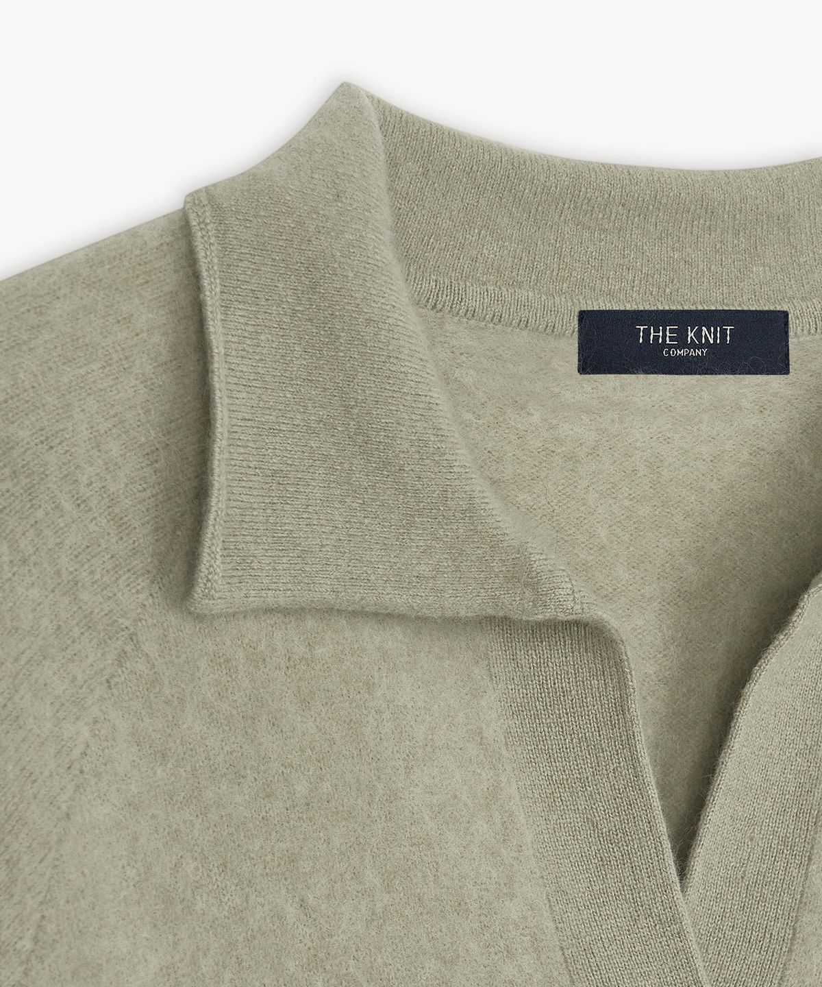 더니트컴퍼니(THEKNITCOMPANY) (우먼) 브러시드 울 캐시미어 카라 스웨터 4color