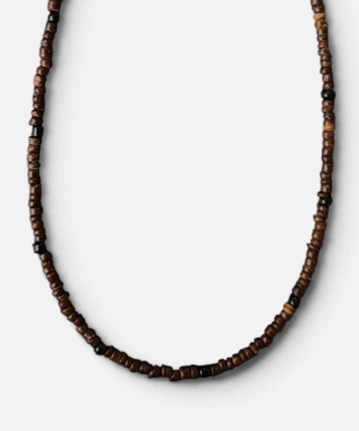 셉텐벌5(SEPTEMBER5) BLACK MIX WOOD NECKLACE
