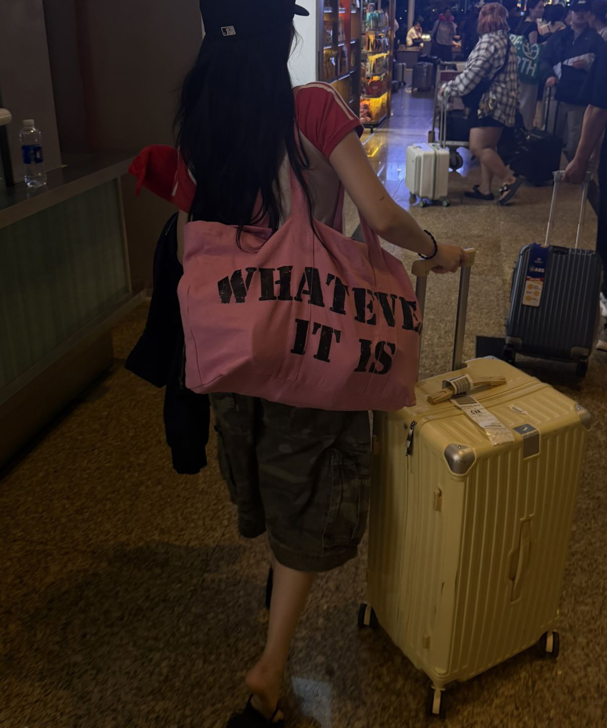 로긴 앤 로지(ROGIN N ROSIE) Whatever It Is Big Bag Baby Pink