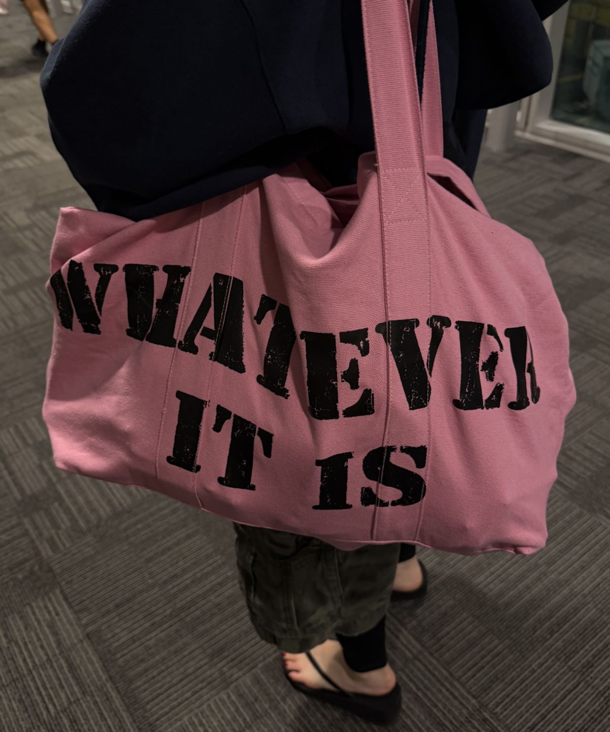 로긴 앤 로지(ROGIN N ROSIE) Whatever It Is Big Bag Baby Pink