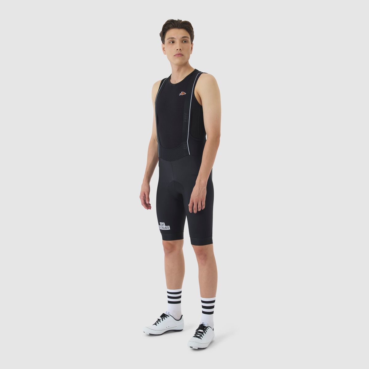 카페 드 사이클리스트(CAFE DU CYCLISTE) 세실 레이스 기모 빕숏 블랙 남성