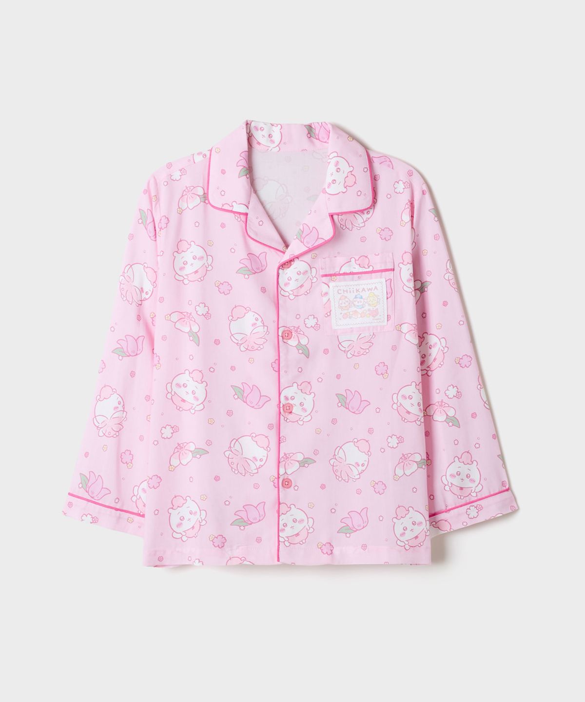 스파오 키즈(SPAO KIDS) [키즈] (먼작귀) 긴팔 파자마(Pink)_SPPPG49KU5