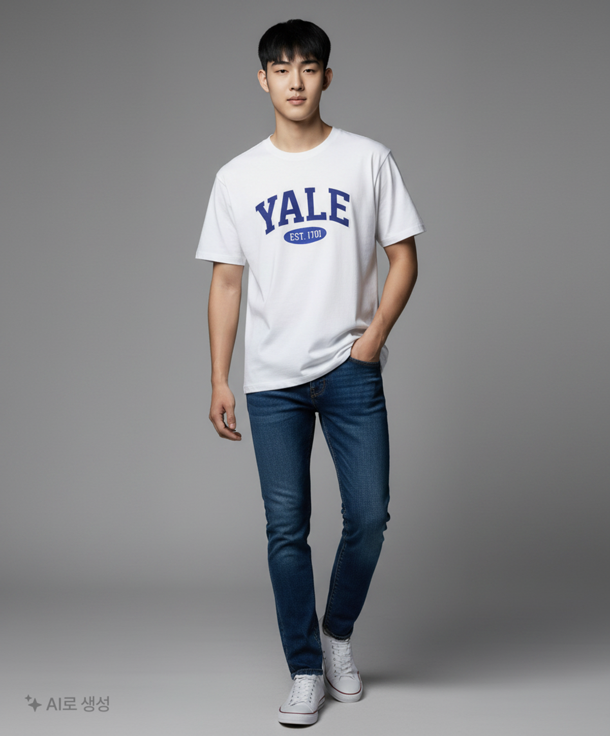 예일(YALE) 반소매 티셔츠 L