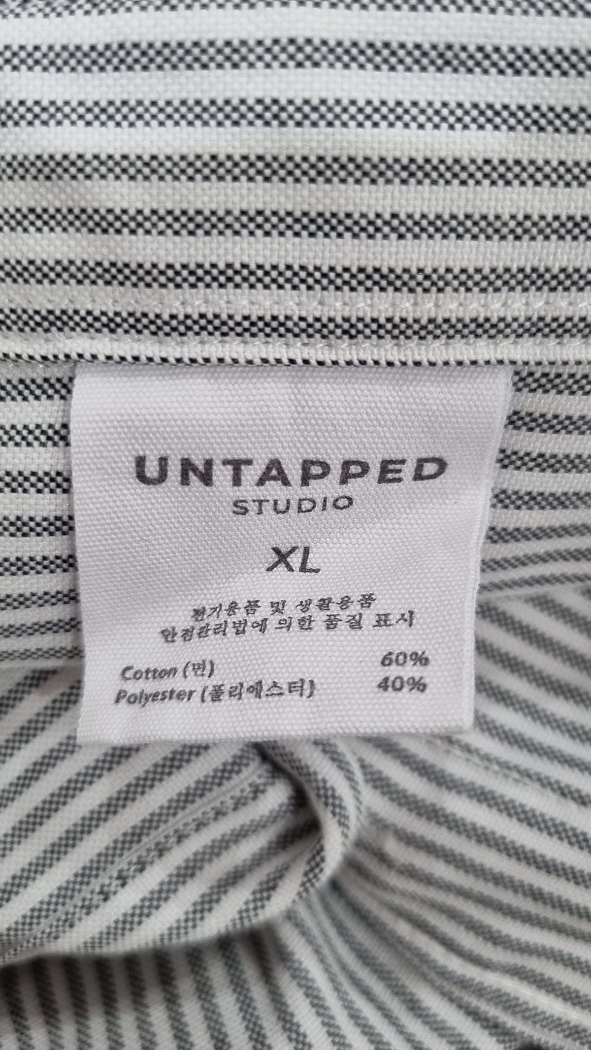 언탭트 스튜디오(UNTAPPED STUDIO) 캐주얼 셔츠 XL