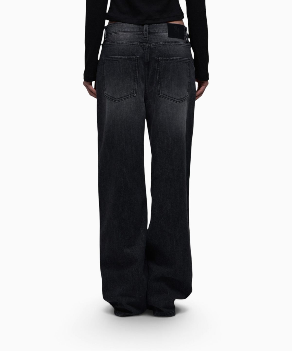 시너진(SYNERJYN) 201 CAT WASHING STRAIGHT JEANS BLACK
