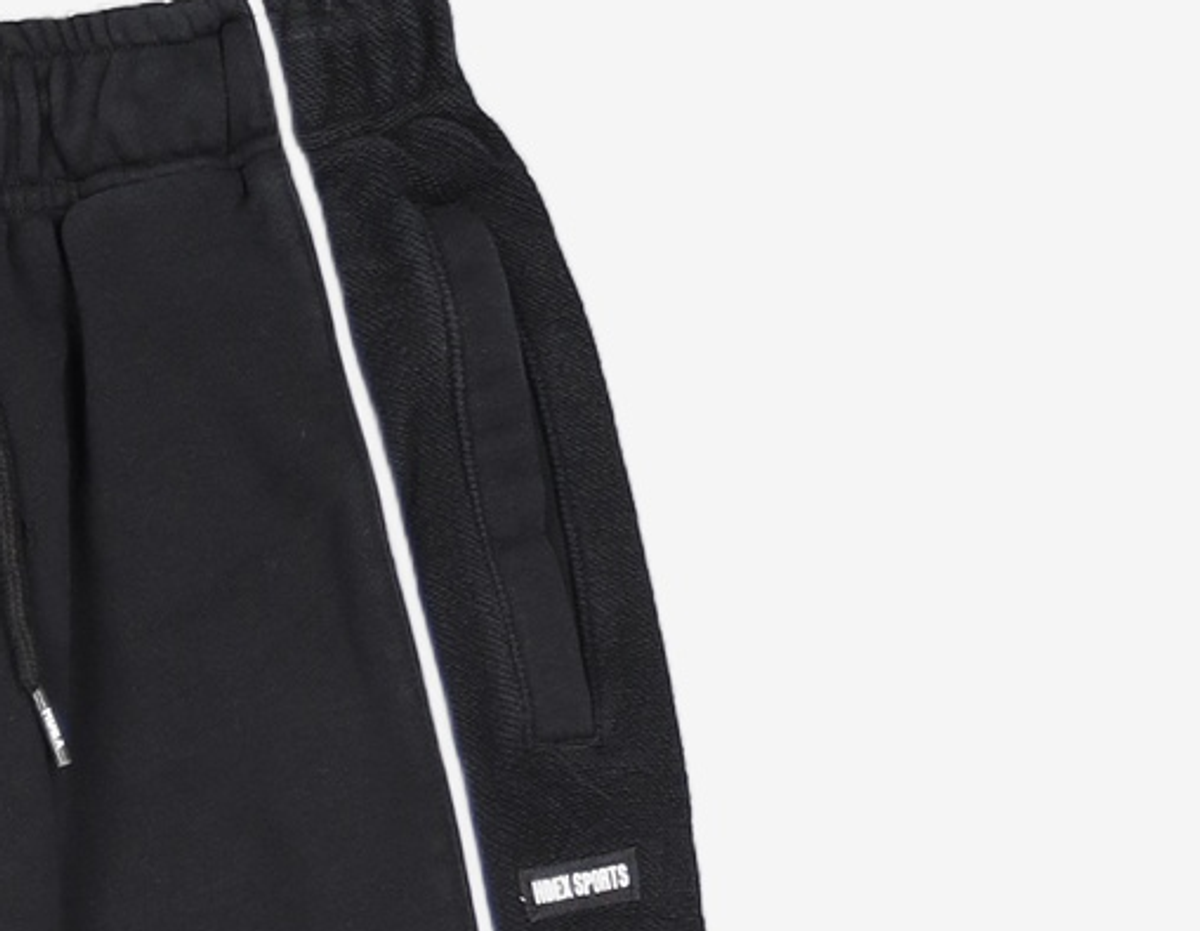 에이치덱스(HDEX) 우먼스 와이드 리버스 스웨트 팬츠 (Black) M
