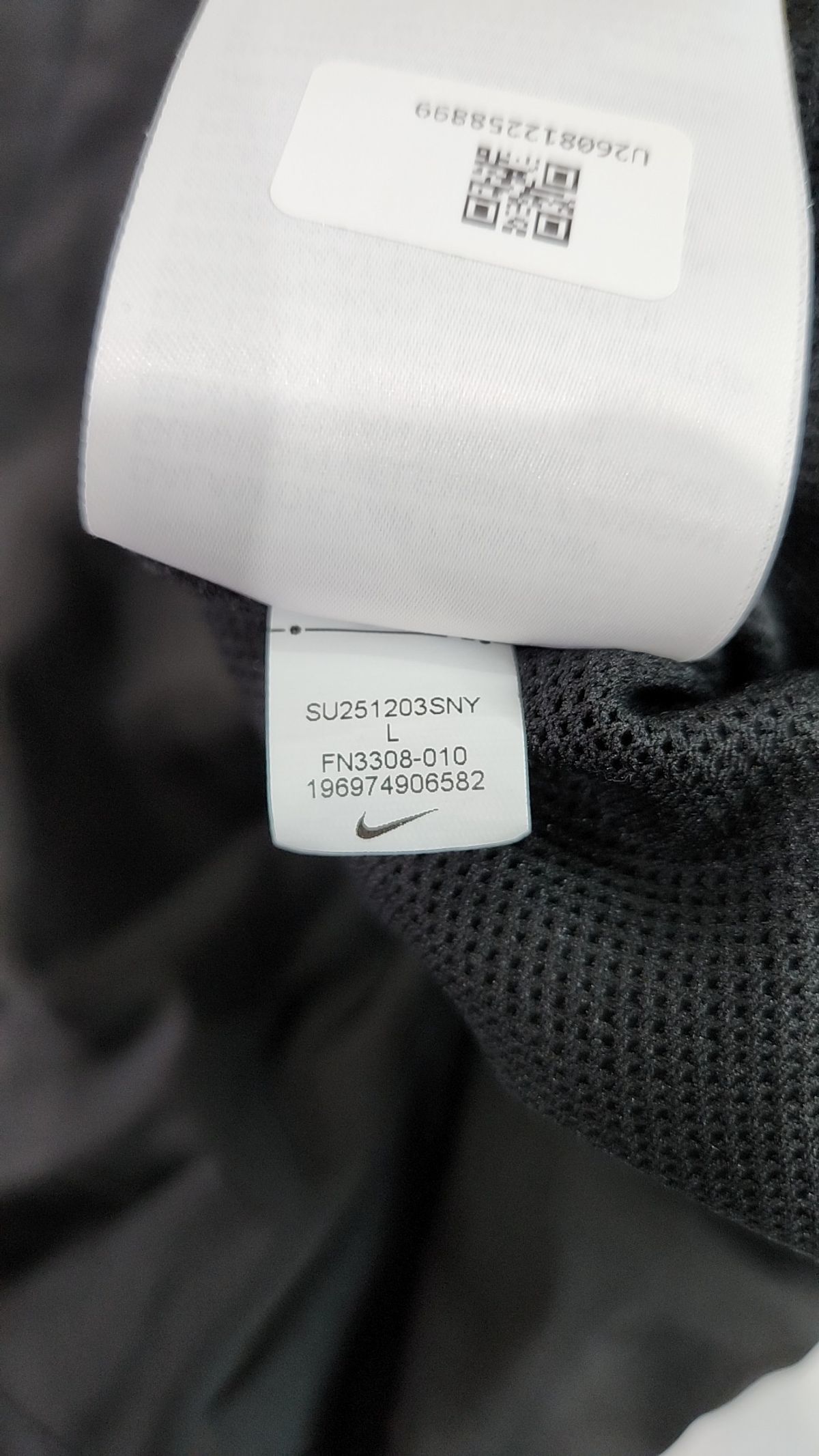 나이키(NIKE) 클럽 우븐 플로우 쇼츠 M - 블랙:화이트 / FN3308-010 L