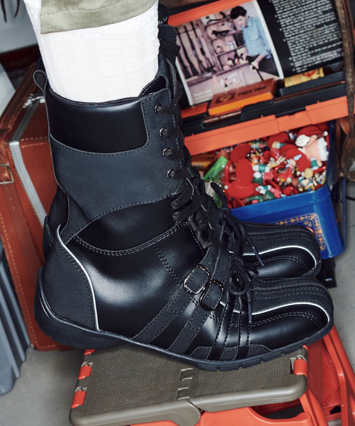 락피쉬웨더웨어(ROCKFISH WEATHERWEAR) ASTER HIGH TOP SNEAKERS - 2 colors