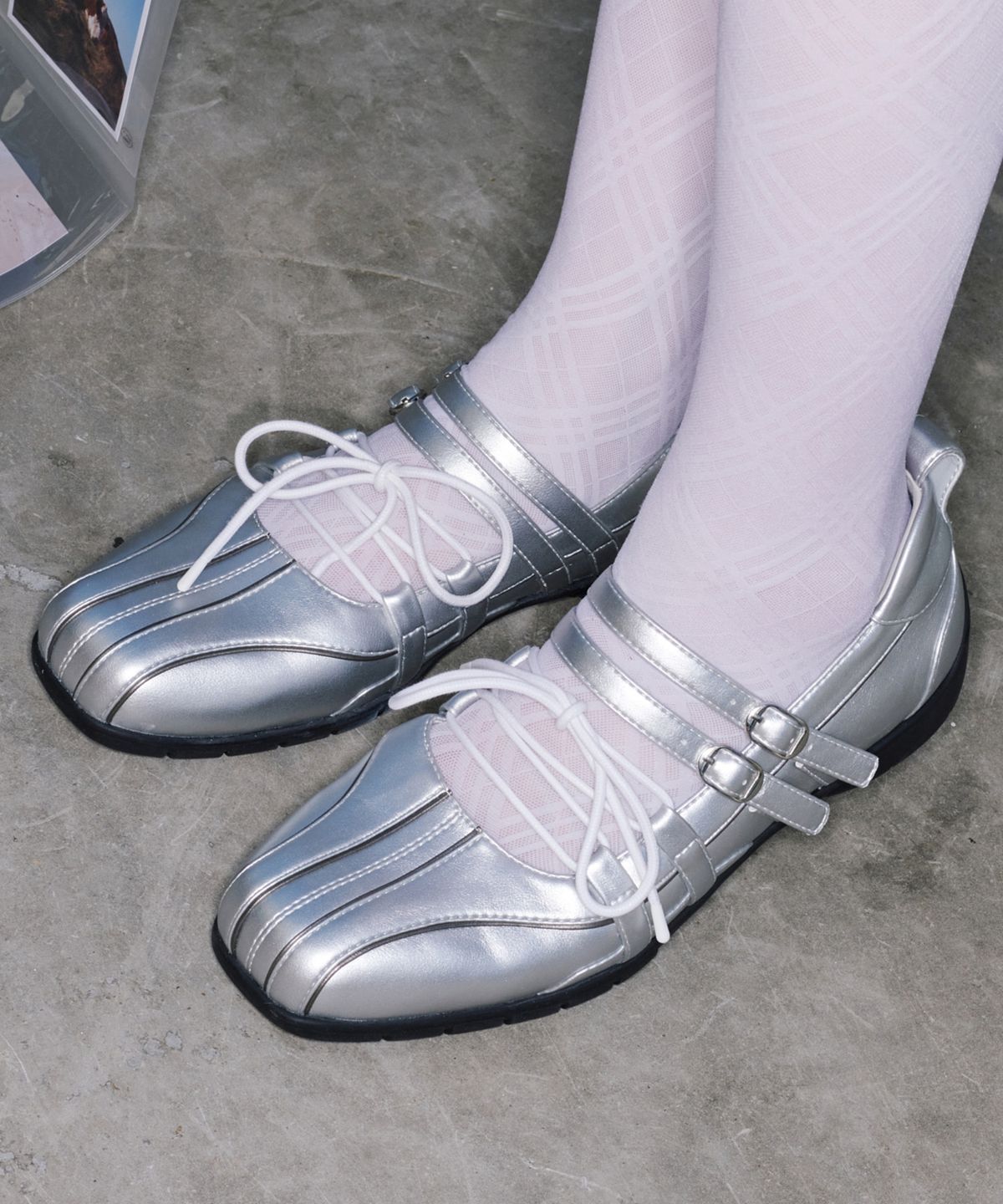 락피쉬웨더웨어(ROCKFISH WEATHERWEAR) ASTER LACEUP SNEAKERS(METALLIC) - 2 colors