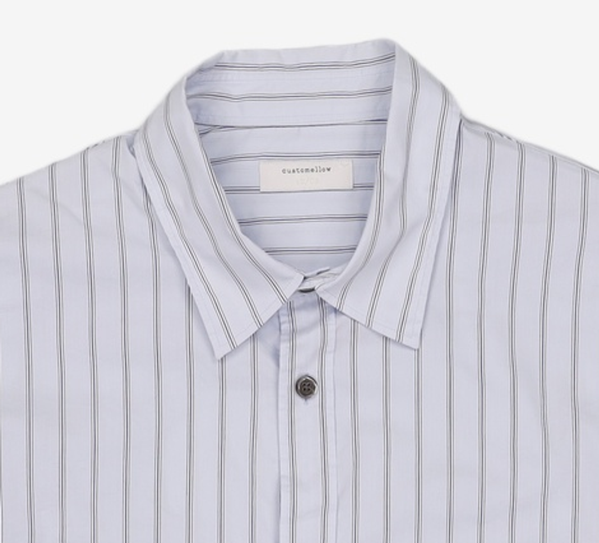 커스텀멜로우(CUSTOMELLOW) stripe wide-fit half sleeve shirt_CWSAM23408BUX 105