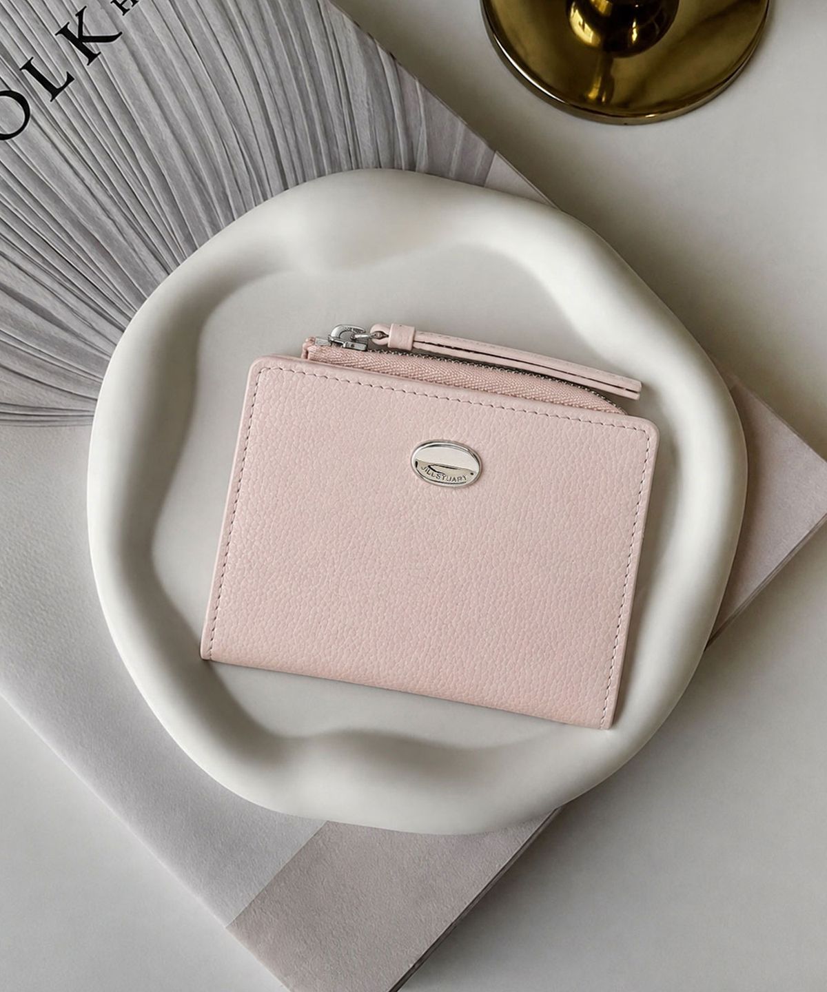 질스튜어트액세서리(JILLSTUART ACC) [ROW] 로우 장식 2단 반지갑 2color