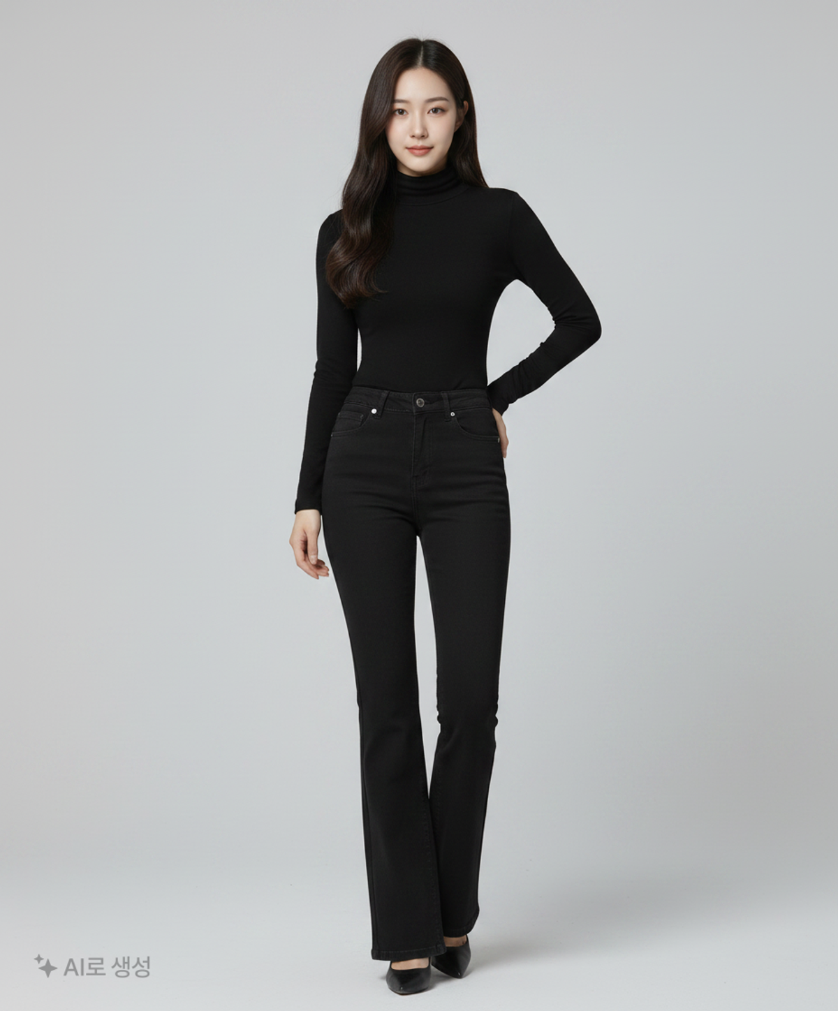 미쏘(MIXXO) 베이직 슬림부츠컷 코튼데님 MIWTCBT14J 28