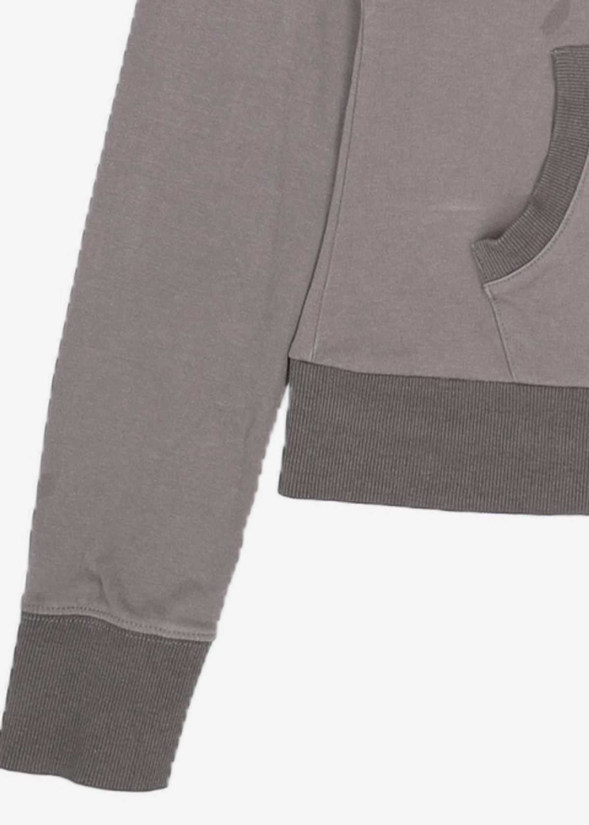 미세키서울(MISEKI SEOUL) Fitted hoodie long sleeves CHARCOAL S