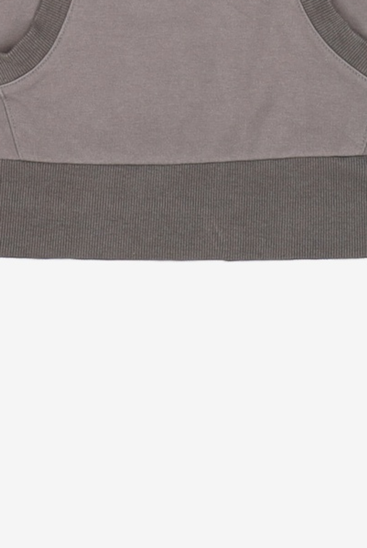 미세키서울(MISEKI SEOUL) Fitted hoodie long sleeves CHARCOAL S