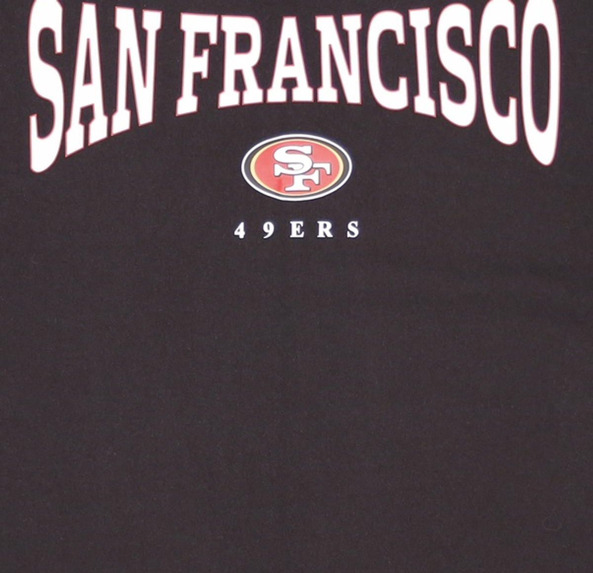엔에프엘(NFL) F222UTS263 주크 샌프란시스코 포티나이너스 티셔츠 BLACK M