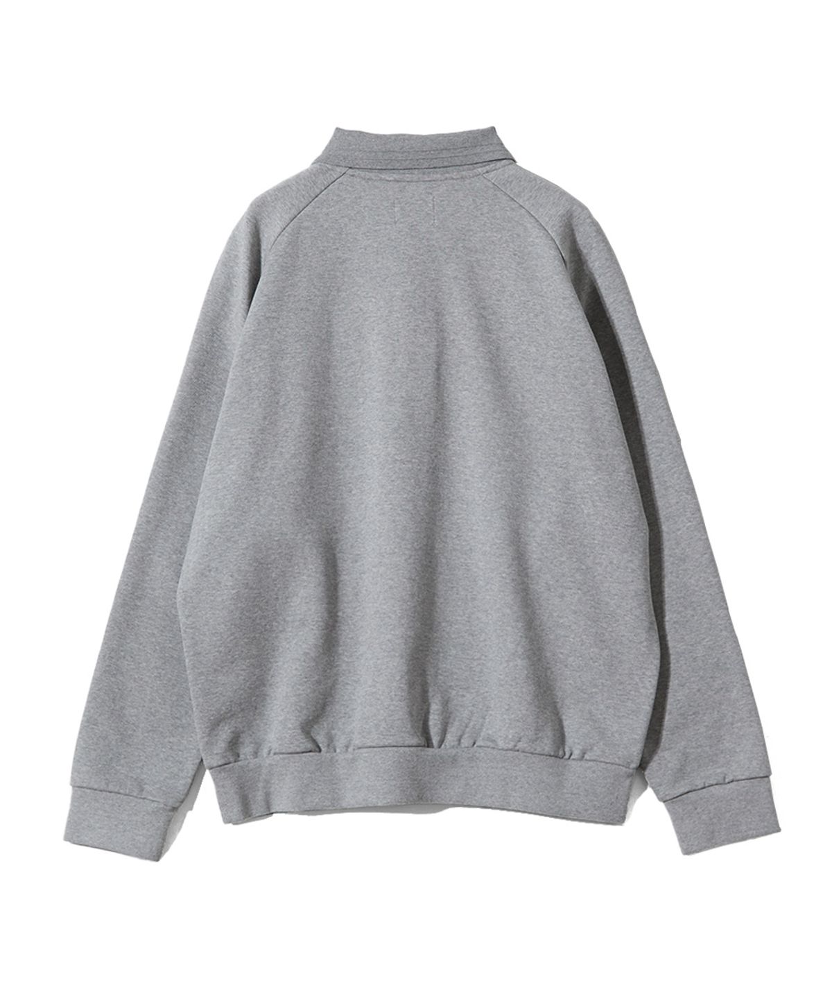 홀리선(HORLISUN) Sugarpine Raglan Collar Sweatshirt Melange Gray