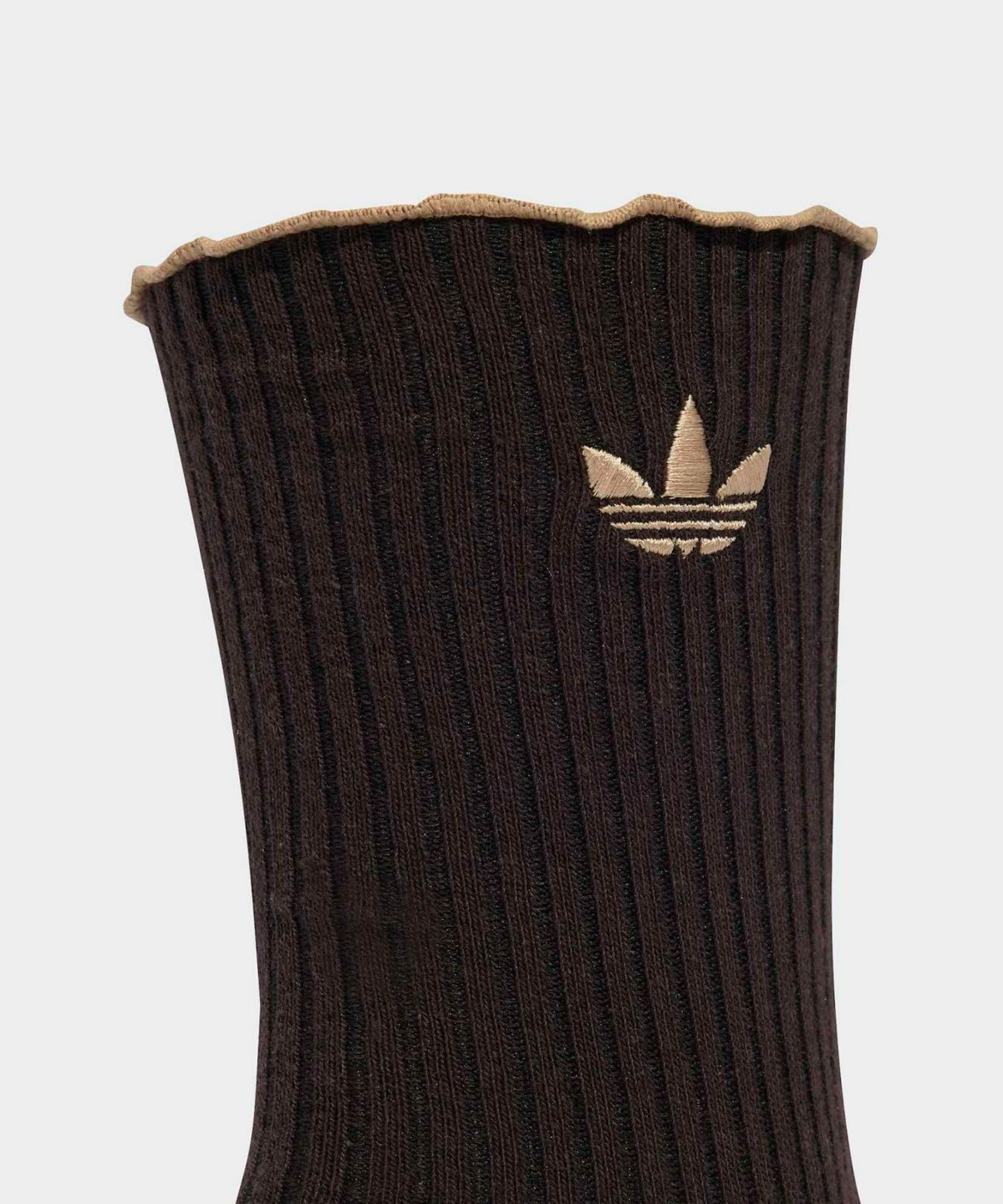 아디다스(ADIDAS) 러플 크루 삭스 2켤레 - 매직베이지:아우라커피 / KR4220