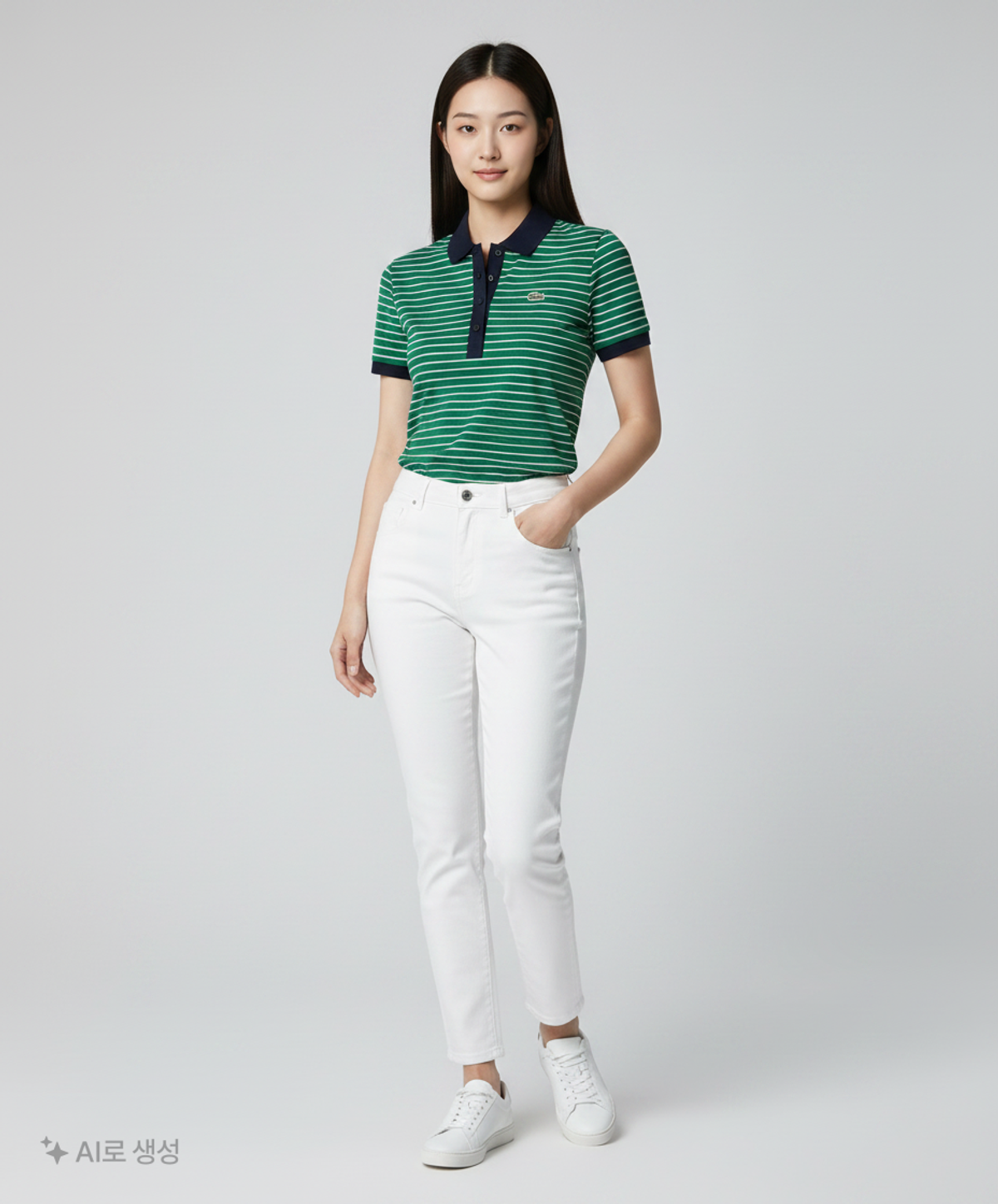라코스테(LACOSTE) 피케/카라 티셔츠 40